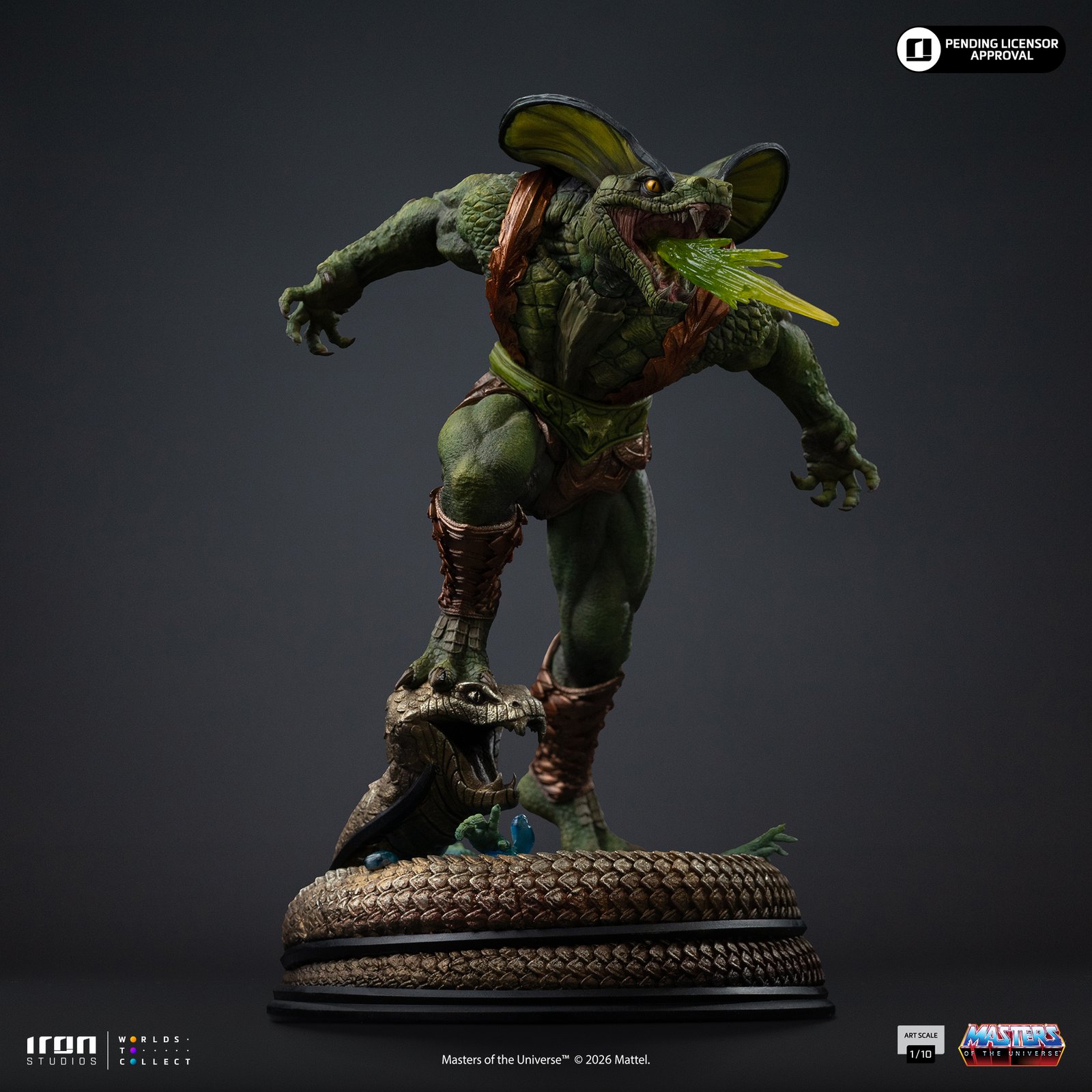 Iron Studios Kobra Khan - Masters of the Universe - Art Scale 1/10 (FREE A4 Poster)