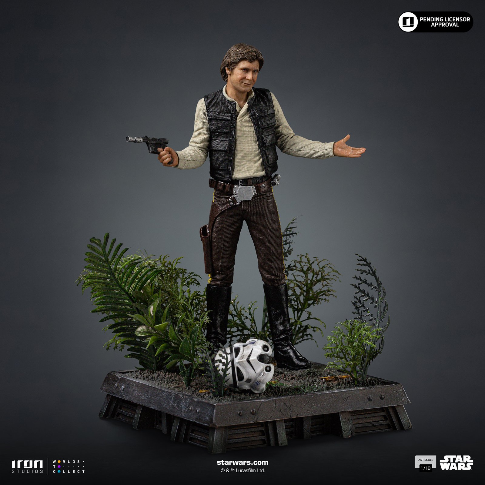 Iron Studios Han Solo - Star Wars Episode VI - Art Scale (FREE A4 Poster) - Image 4