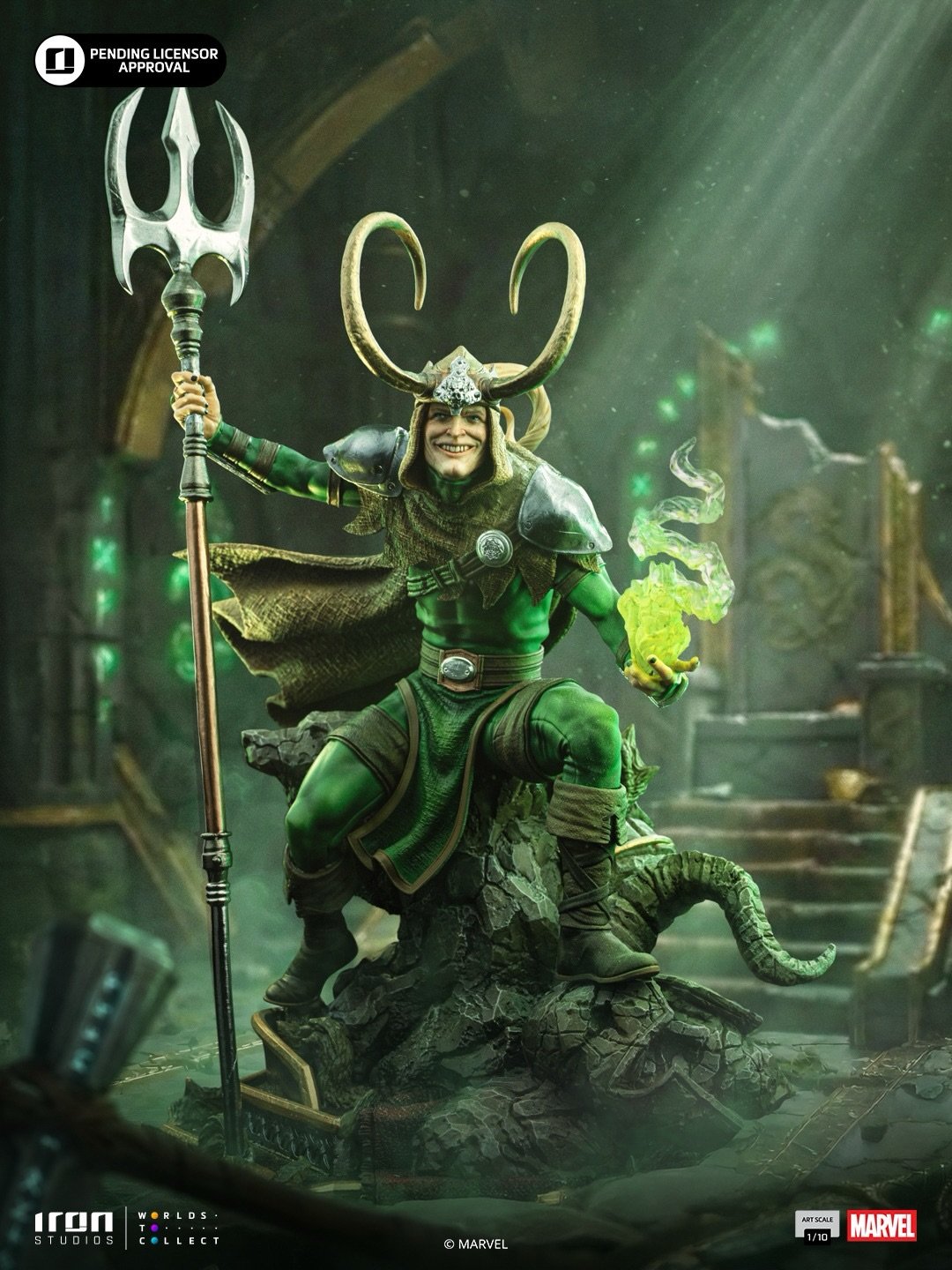 Iron Studios  Loki Laufeyson - Marvel Comics - Art Scale 1/10 (FREE A4 Poster)