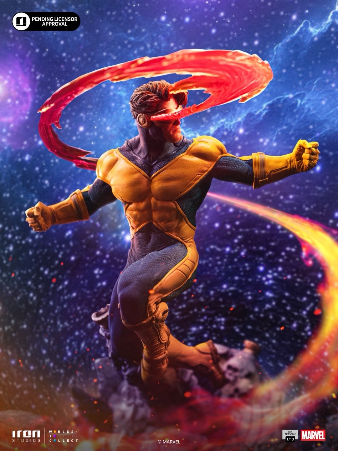 Iron Studios Cyclops Deluxe - Infinity Gauntlet Diorama - BDS Art Scale 1/10 (FREE A4 Poster)