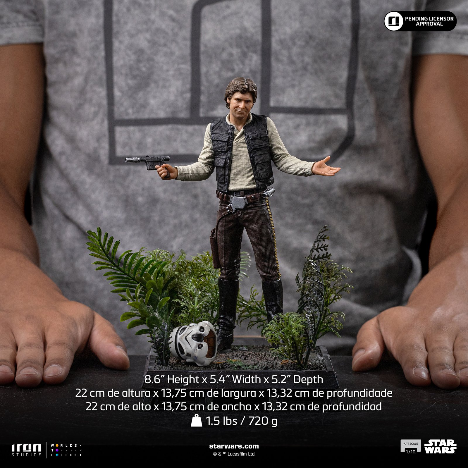Iron Studios Han Solo - Star Wars Episode VI - Art Scale (FREE A4 Poster) - Image 6