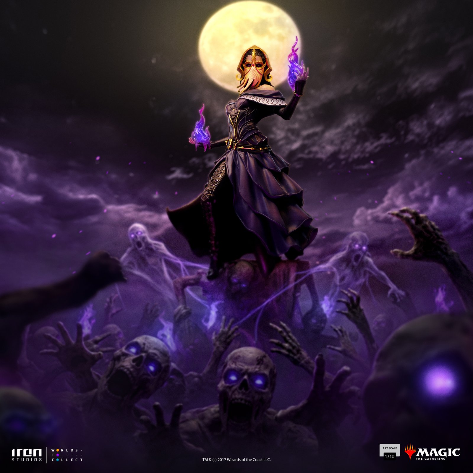 Iron Studios Liliana Vess - Magic: The Gathering - Deluxe Art Scale 1/10 (FREE A4 Poster)