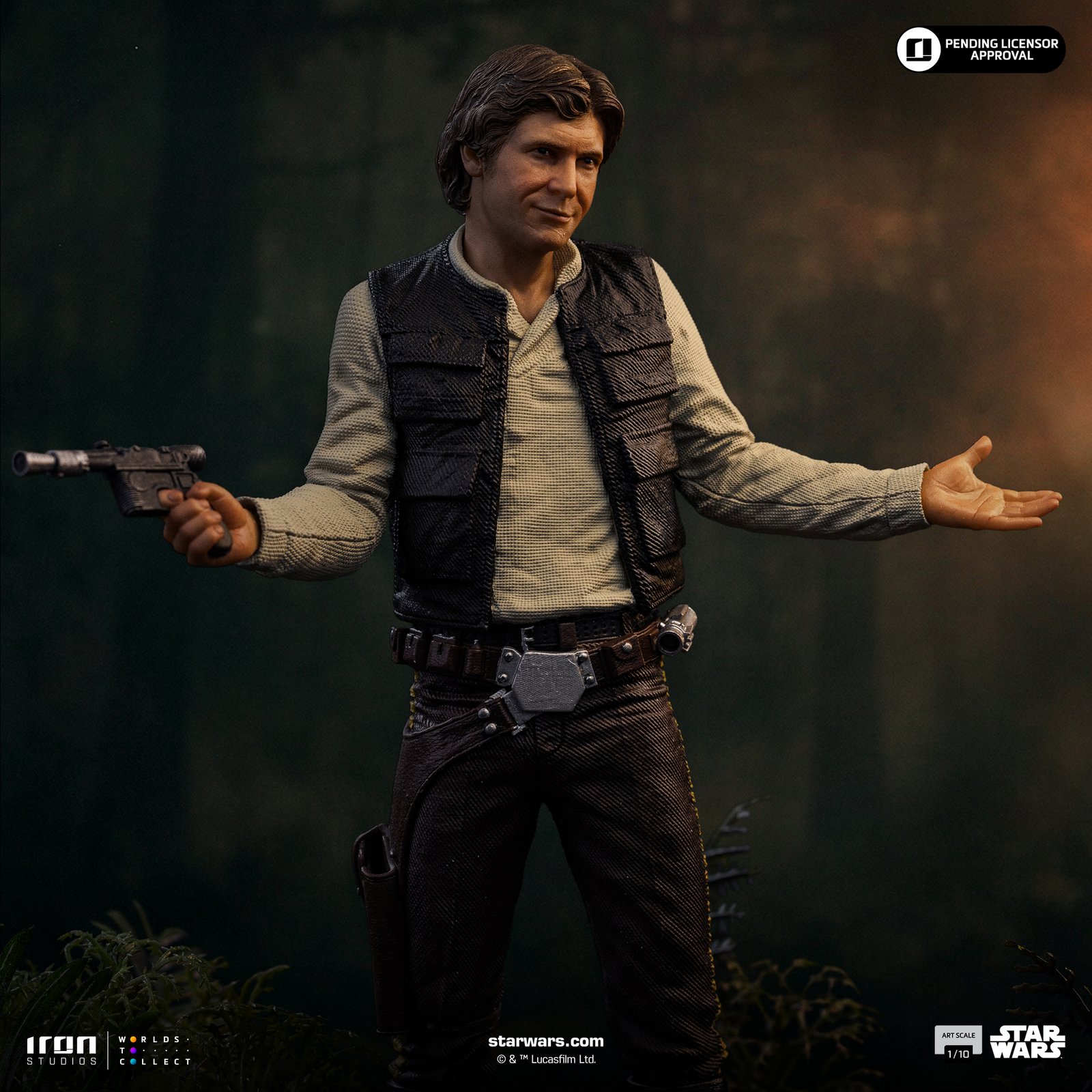 Iron Studios Han Solo - Star Wars Episode VI - Art Scale (FREE A4 Poster)