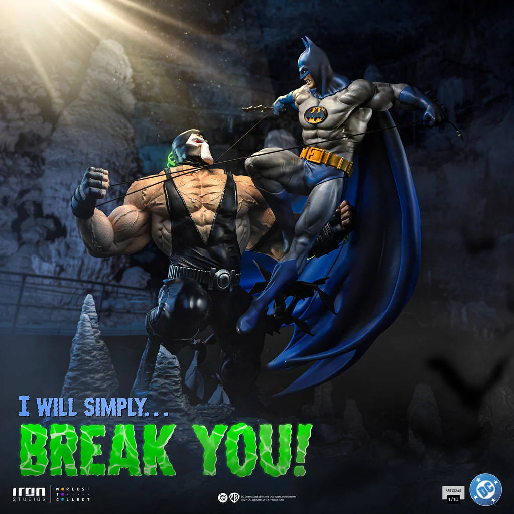 Iron Studios Batman vs Bane - DC Comics - Art Scale 1/10 (FREE DELIVERY Within Metro Manila)