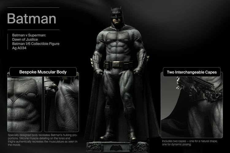 Queen Studios INART BvS: Dawn of Justice - Batman 1/6 Collector's Edition Figure (FREE DELIVERY Within Metro Manila) - Image 3