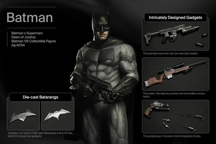 Queen Studios INART BvS: Dawn of Justice - Batman 1/6 Collector's Edition Figure (FREE DELIVERY Within Metro Manila) - Image 2