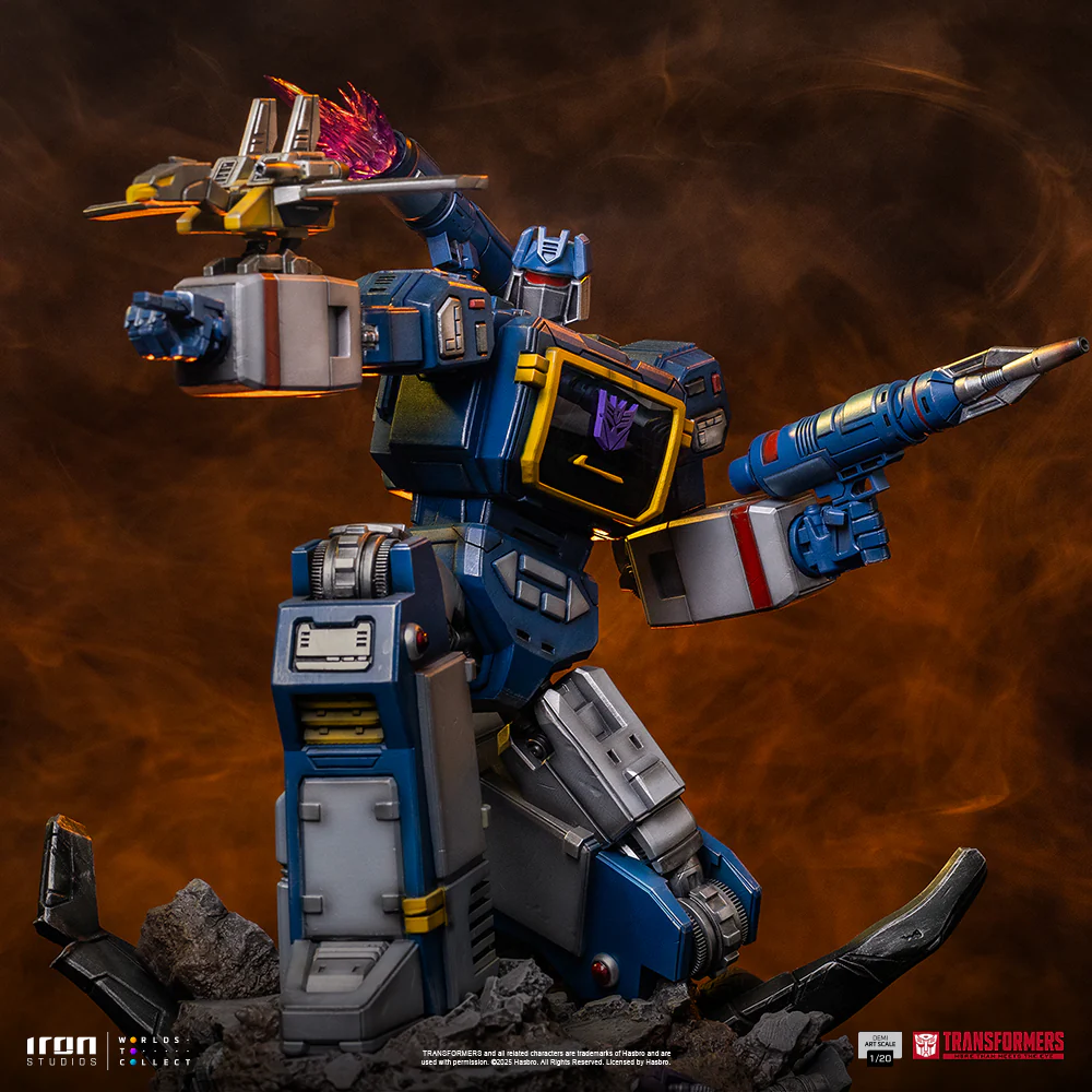 Iron Studios Soundwave - Transformers - Demi Art Scale 1/20 (FREE DELIVERY Within Metro Manila)