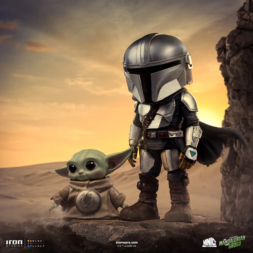 Iron Studios Mandalorian and Grogu - The Mandalorian and Grogu Movie - MiniCo
