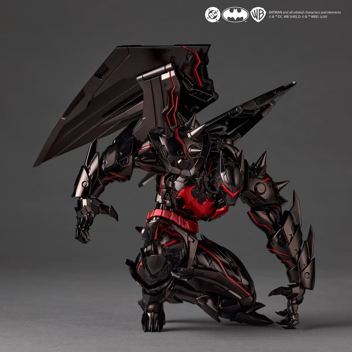 Kaiyodo DC Comics Amazing Yamaguchi Revoltech NR116 Hellbat Action Figure - Image 2