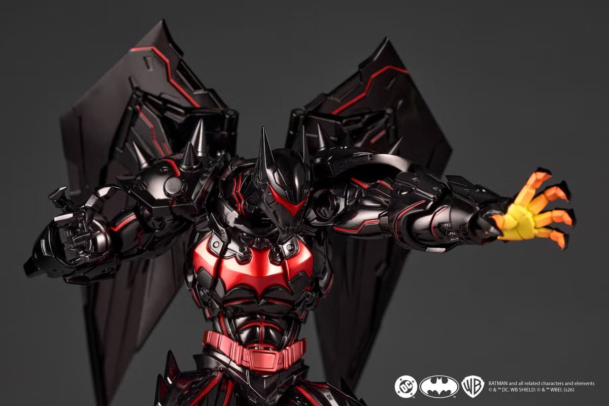 Kaiyodo DC Comics Amazing Yamaguchi Revoltech NR116 Hellbat Action Figure - Image 8