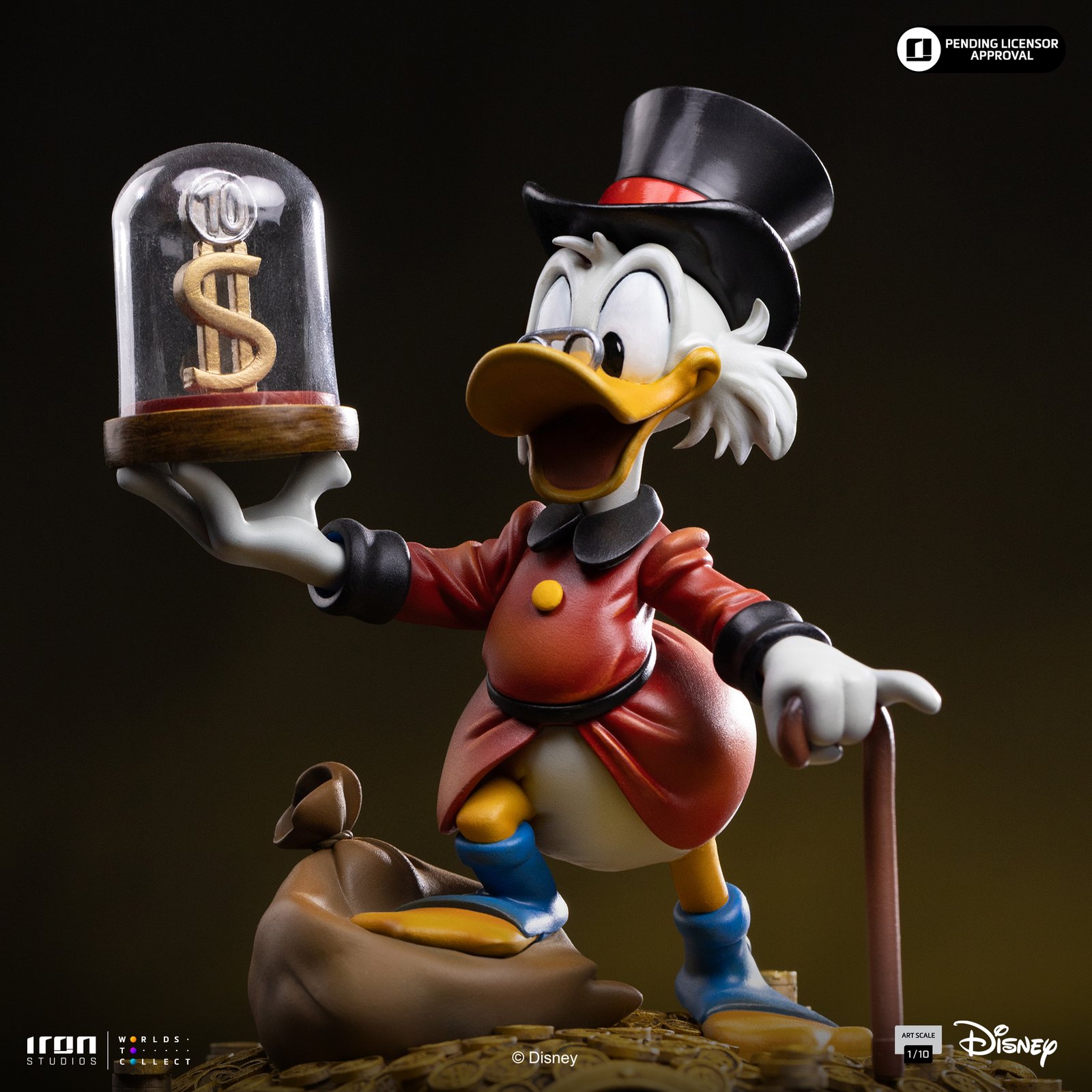 Iron Studios Uncle Scrooge Mcduck - DuckTales - Art Scale 1/10 (FREE A4 Poster)