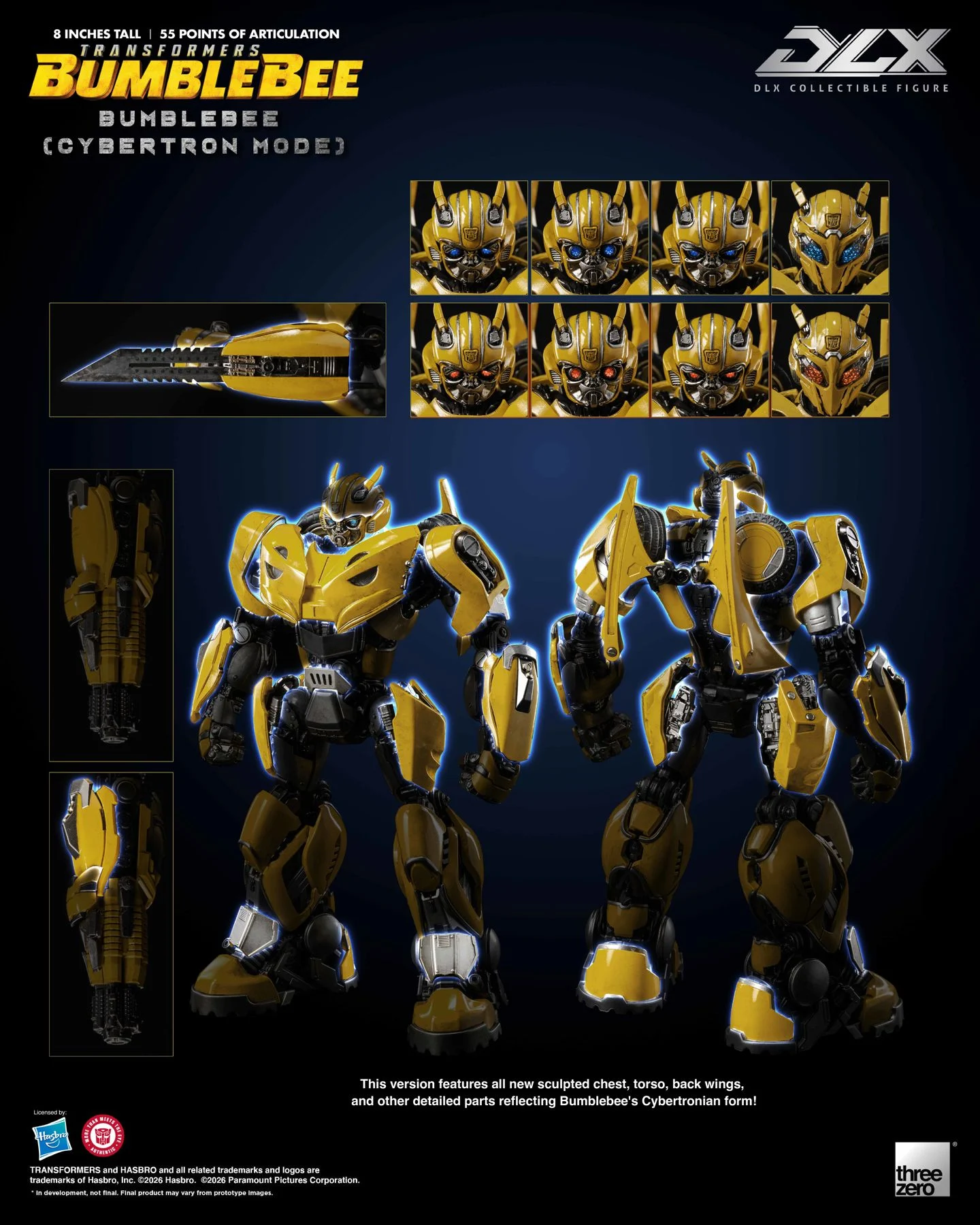 Threezero Transformers: Bumblebee DLX Bumblebee (Cybertron Mode) Action Figure - Image 14