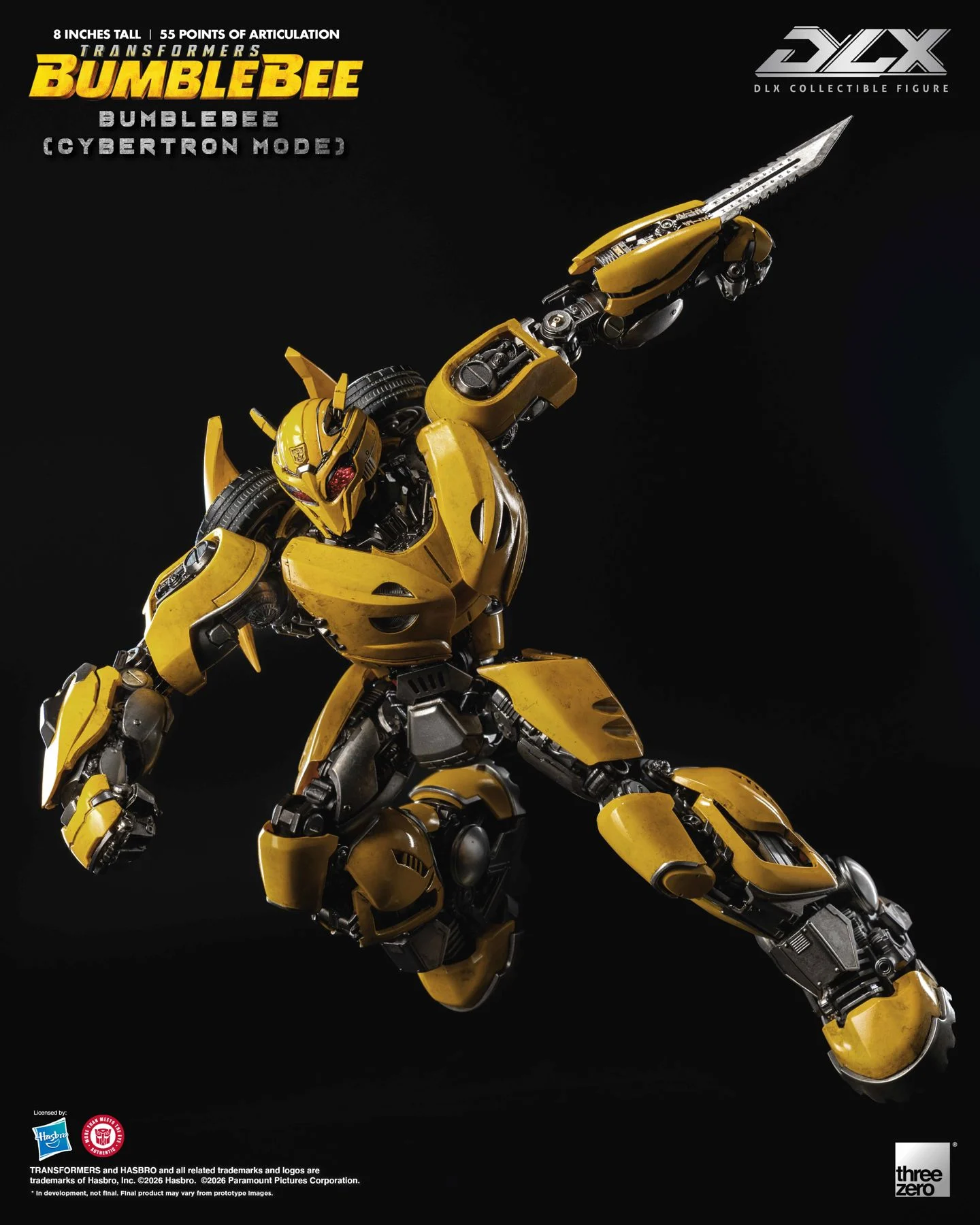 Threezero Transformers: Bumblebee DLX Bumblebee (Cybertron Mode) Action Figure - Image 5
