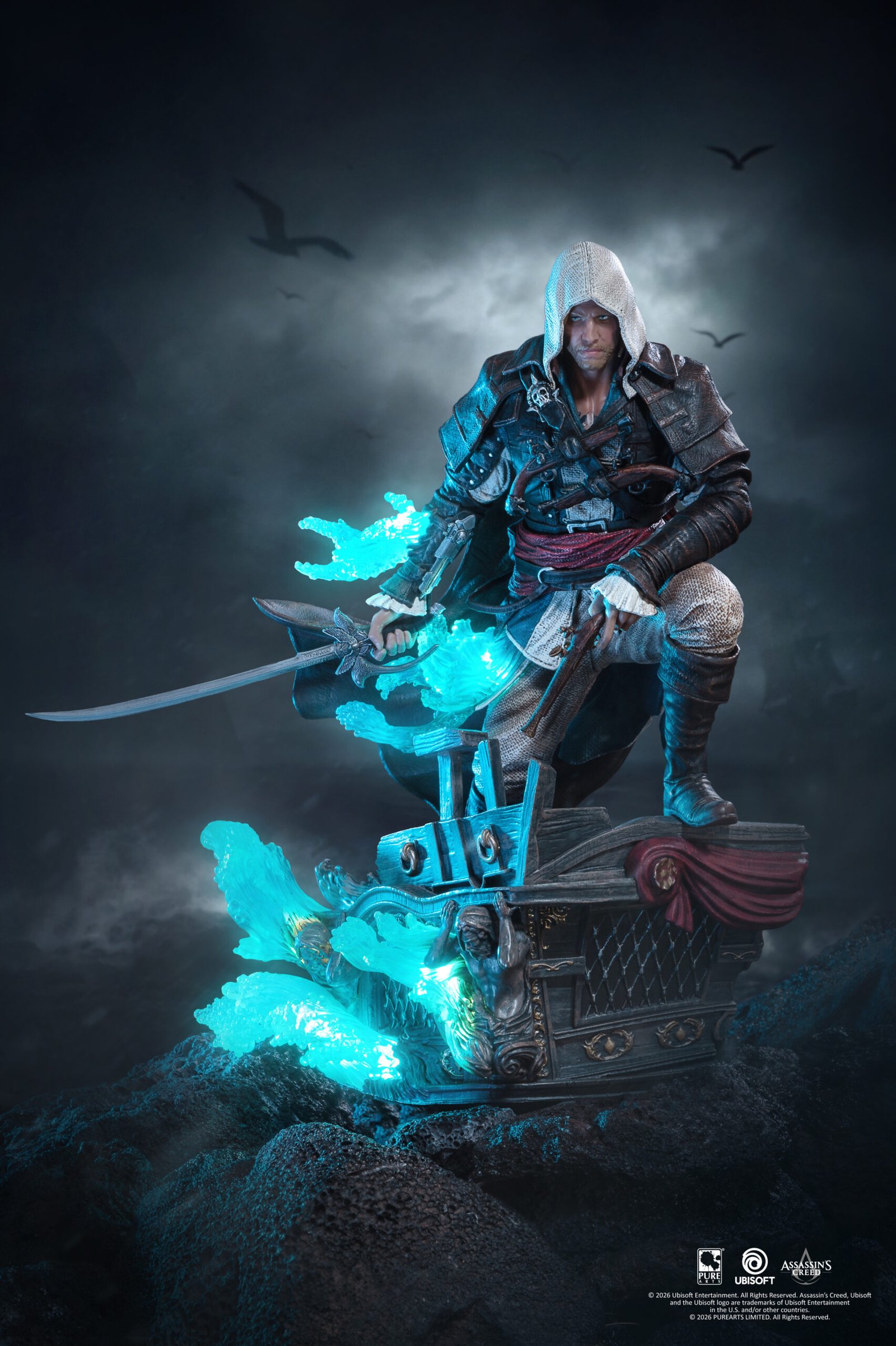 PureArts Assassin’s Creed Animus Edward Kenway 1/8 Scale Statue