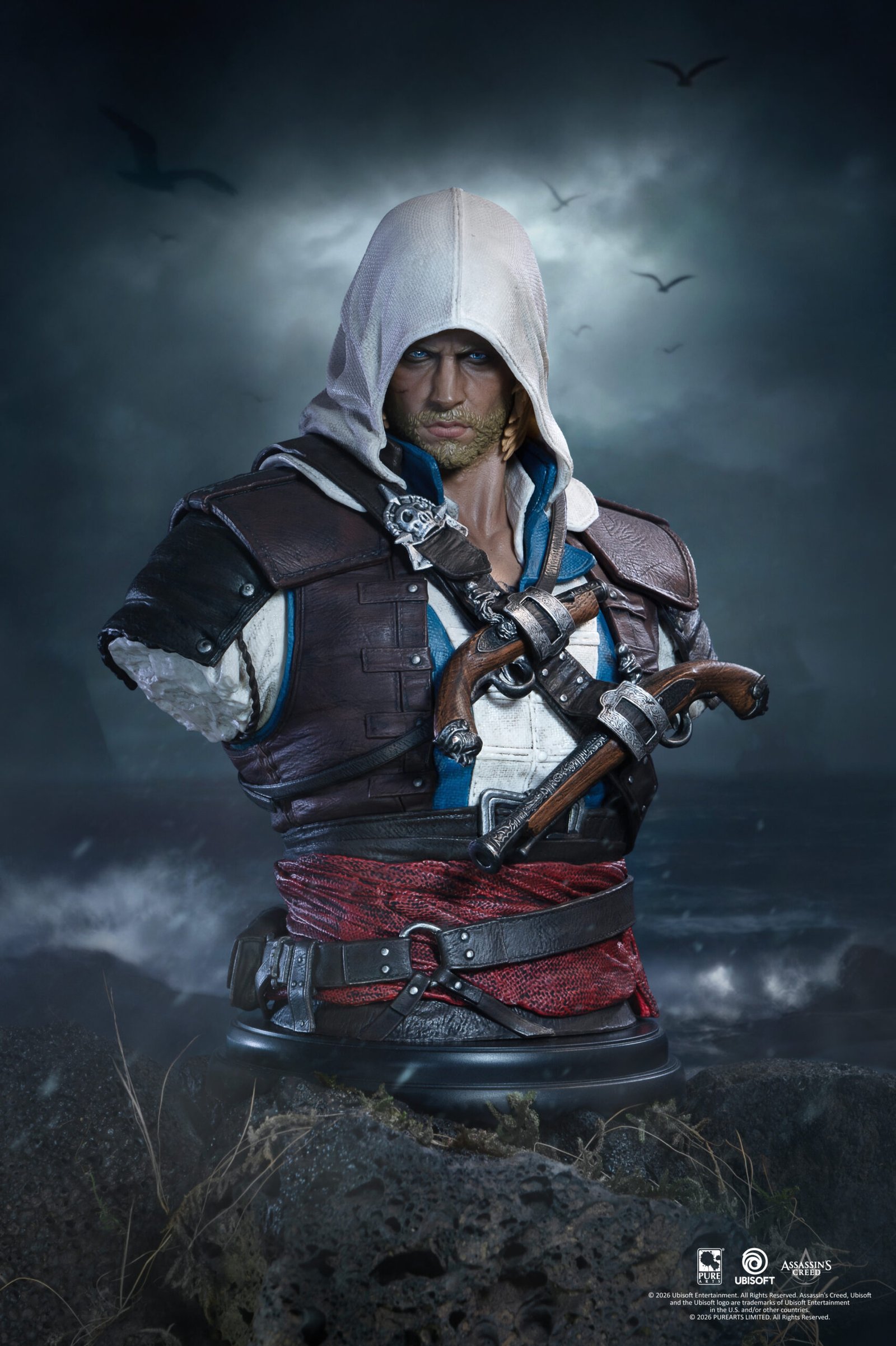 PureArts Assassin’s Creed Black Flag Edward Kenway 1/4 Scale Bust