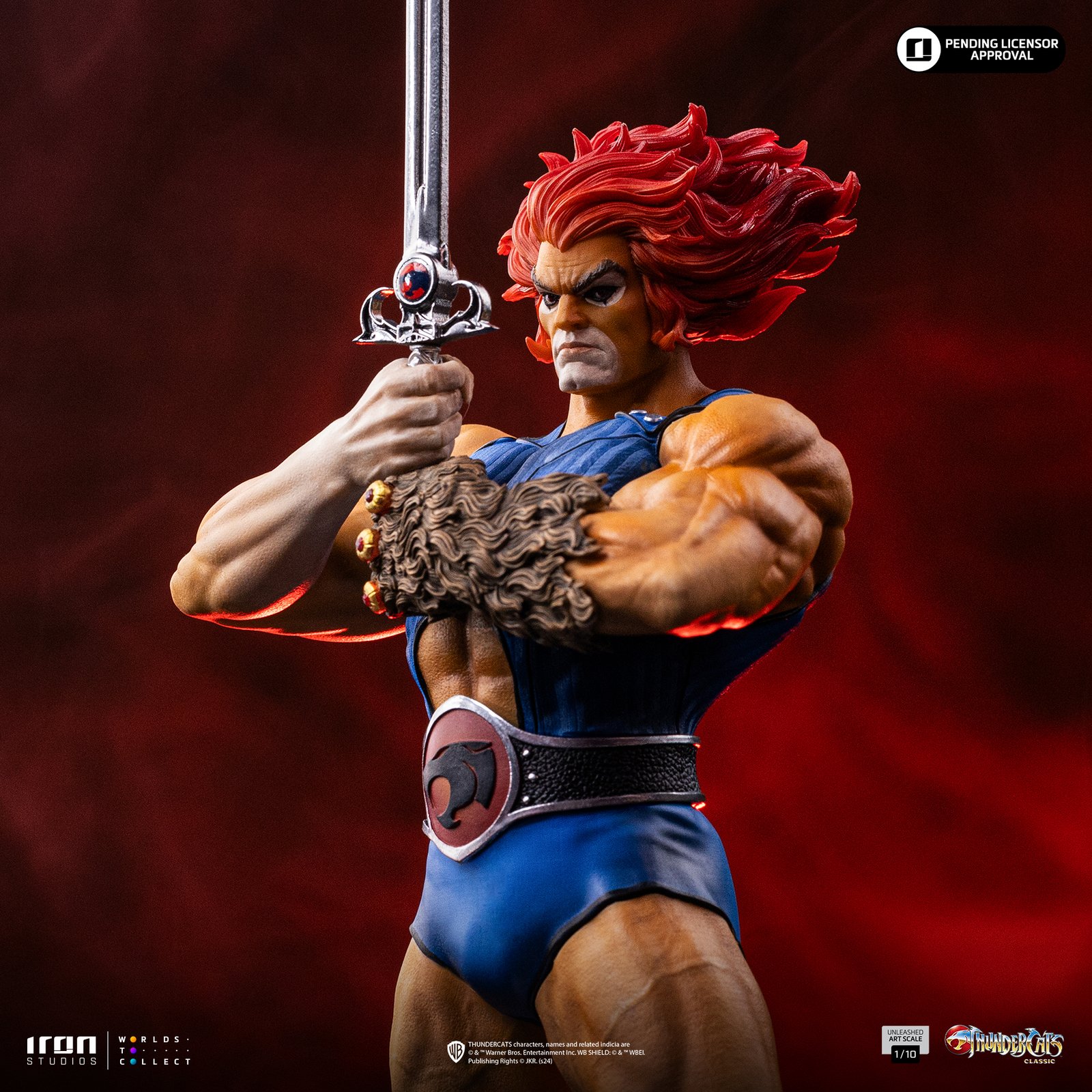 Iron Studios Lion-O - ThunderCats - Unleashed Art Scale 1/10 (FREE A4 Poster)