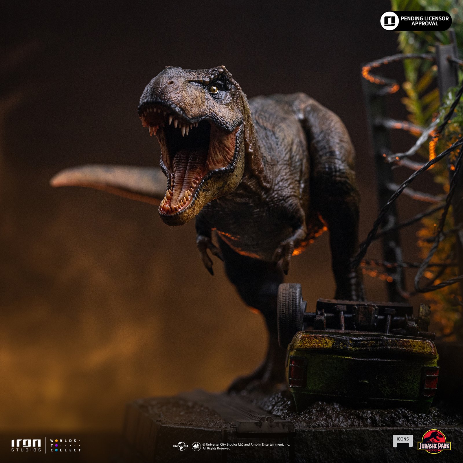 Iron Studios T-Rex Scene- Jurassic Park - Icons