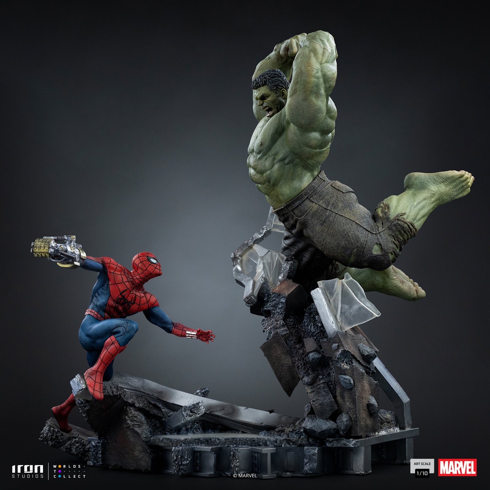 Iron Studios Spider-Man vs Hulk - Spider-Man Brand New Day - Art Scale 1/10 (FREE DELIVERY Within Metro Manila)