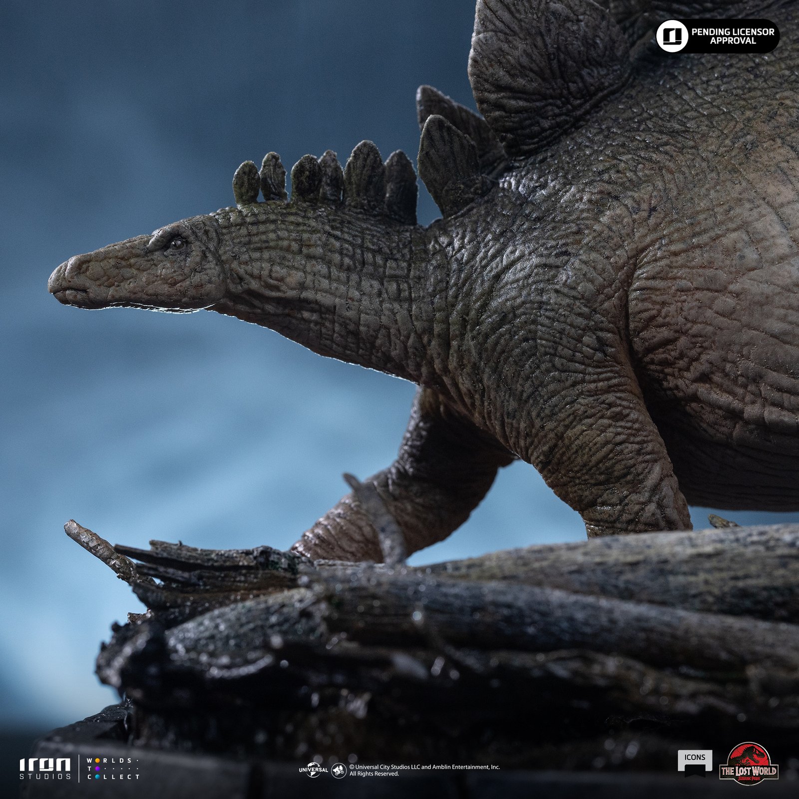 Iron Studios Stegosaurus - The Lost World Jurassic Park - Icons (FREE DELIVERY Within Metro Manila)