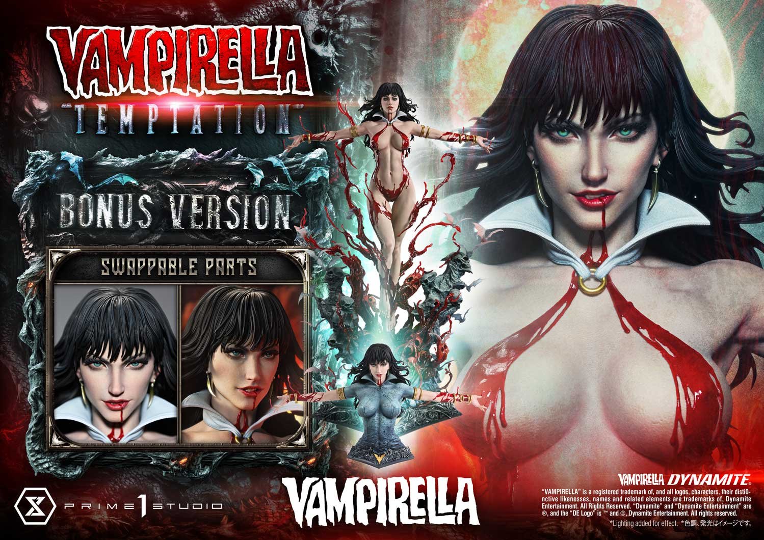 Prime1 Real Elite Masterline Vampirella "Temptation" (Bonus Version) (FREE DELIVERY Within Metro Manila)