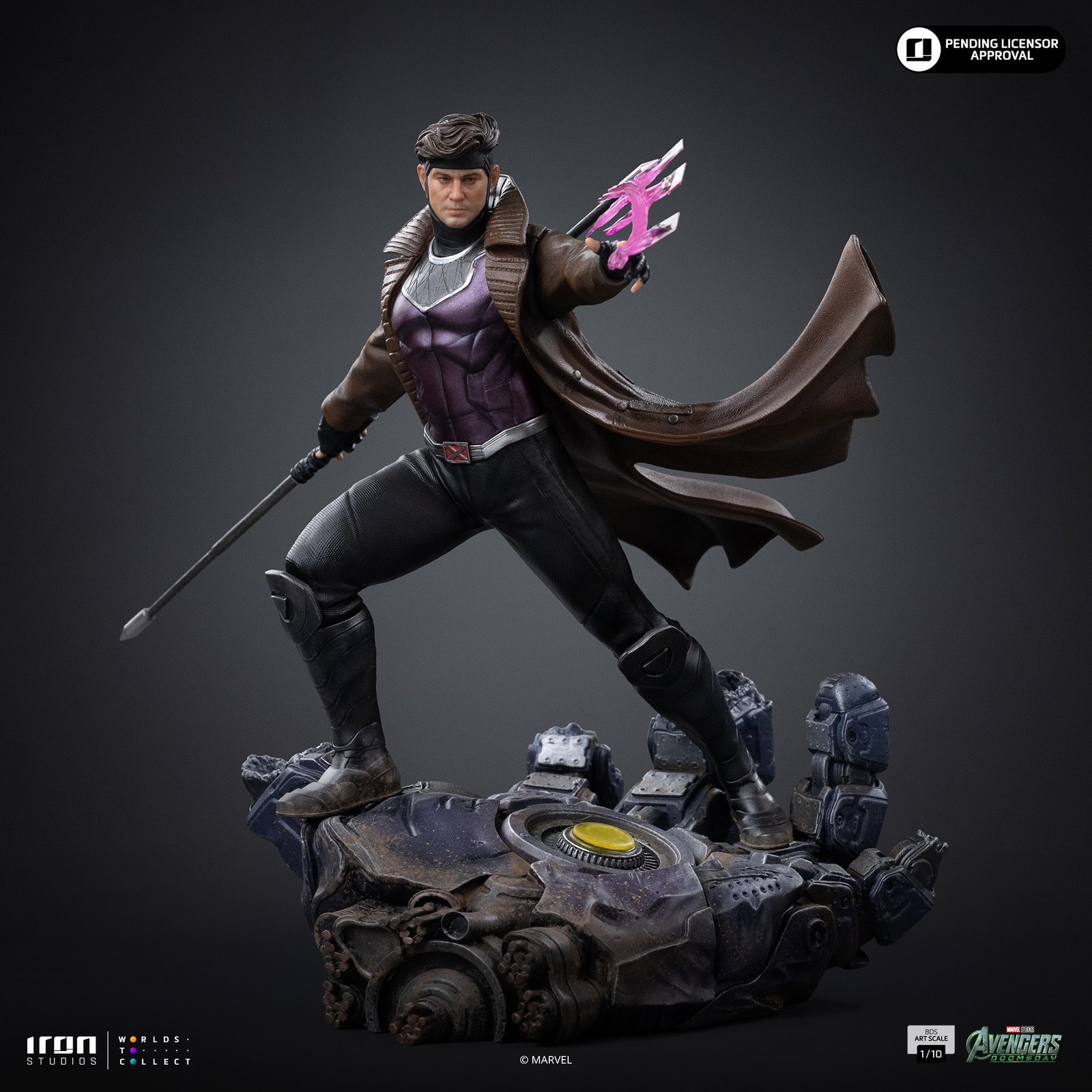 Iron Studios Gambit - Avengers Doomsday - BDS Art Scale 1/10 (FREE A4 Poster) - Image 19