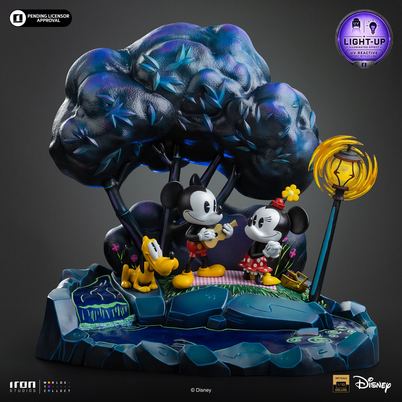 Iron Studios Mickey, Minnie and Pluto's Day at the Park  - Disney Classics - Deluxe Art Scale 1/10 (FREE DELIVERY Within Metro Manila)