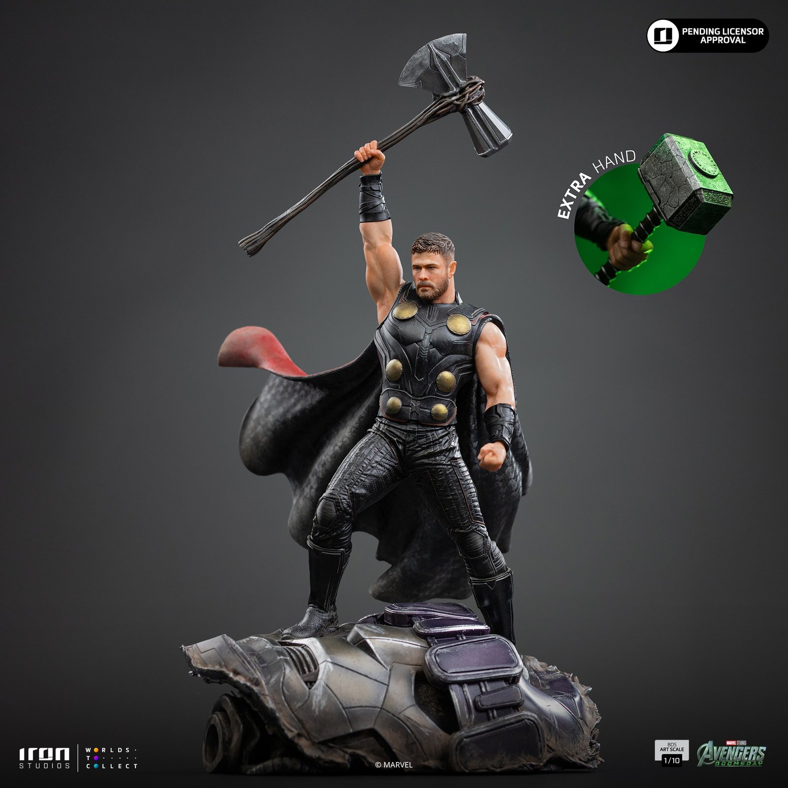 Iron Studios Thor - Avengers Doomsday - BDS Art Scale 1/10 (FREE A4 Poster) - Image 2