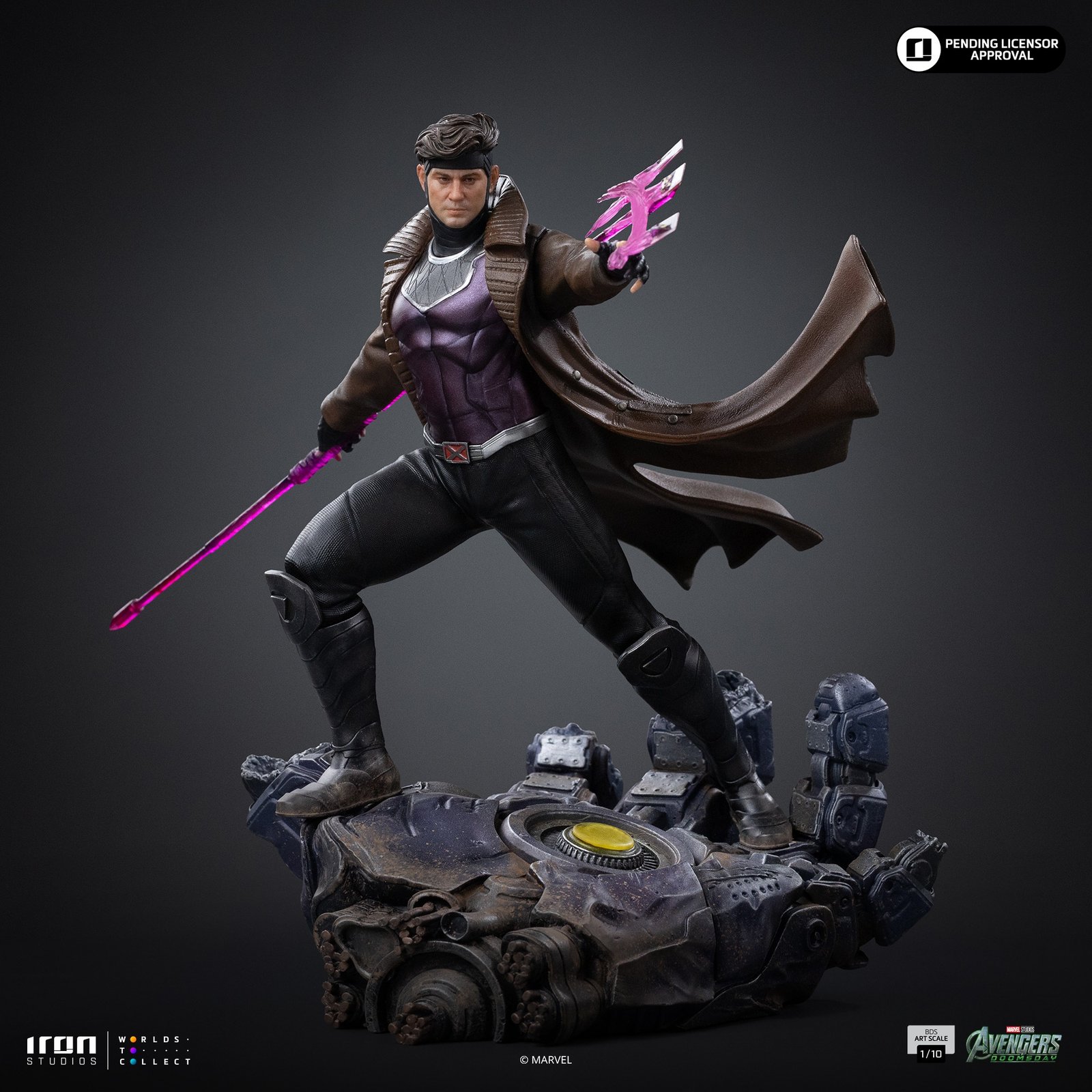 Iron Studios Gambit - Avengers Doomsday - BDS Art Scale 1/10  (FREE A4 Poster)