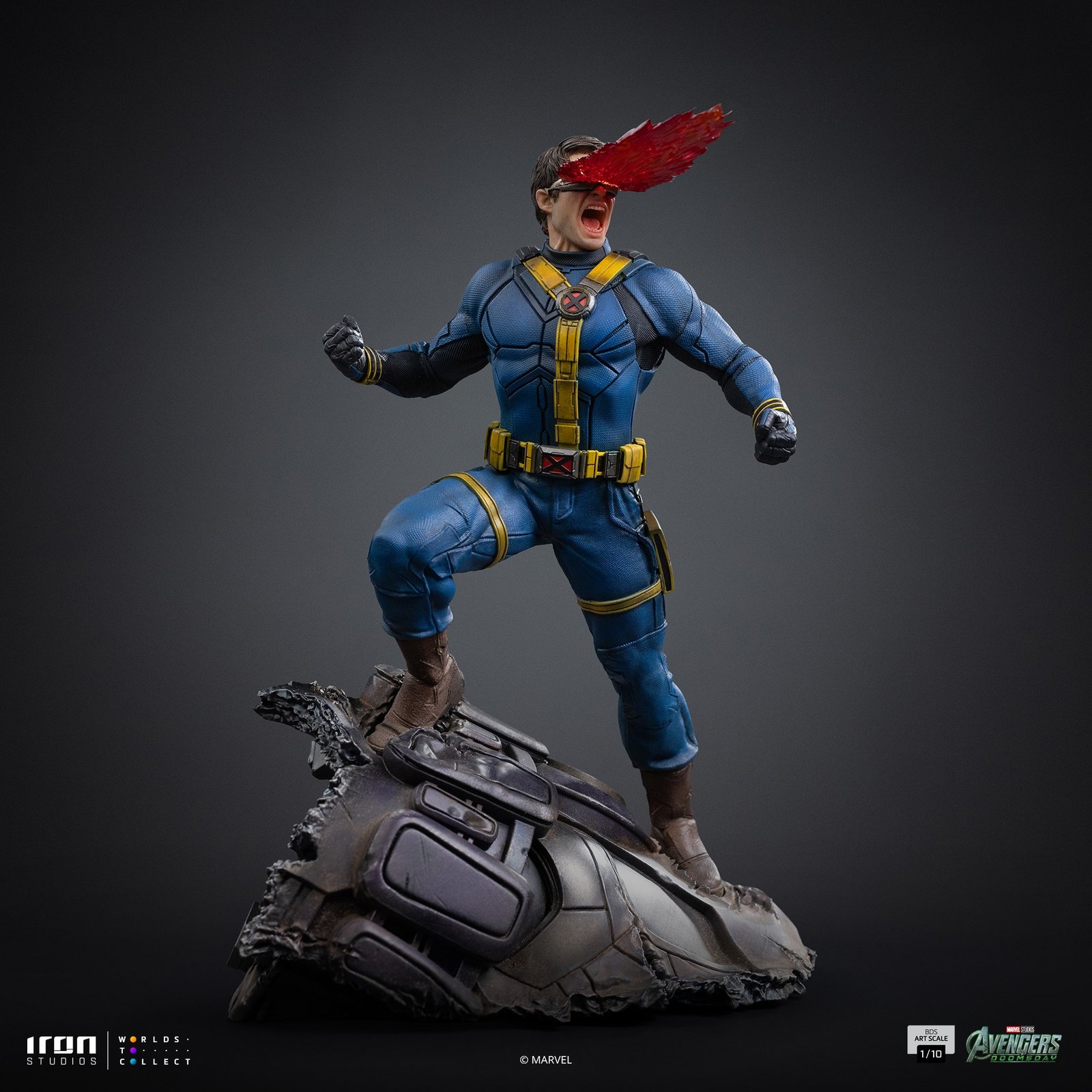 Iron Studios Cyclops - Avengers Doomsday - BDS Art Scale 1/10  (FREE A4 Poster)