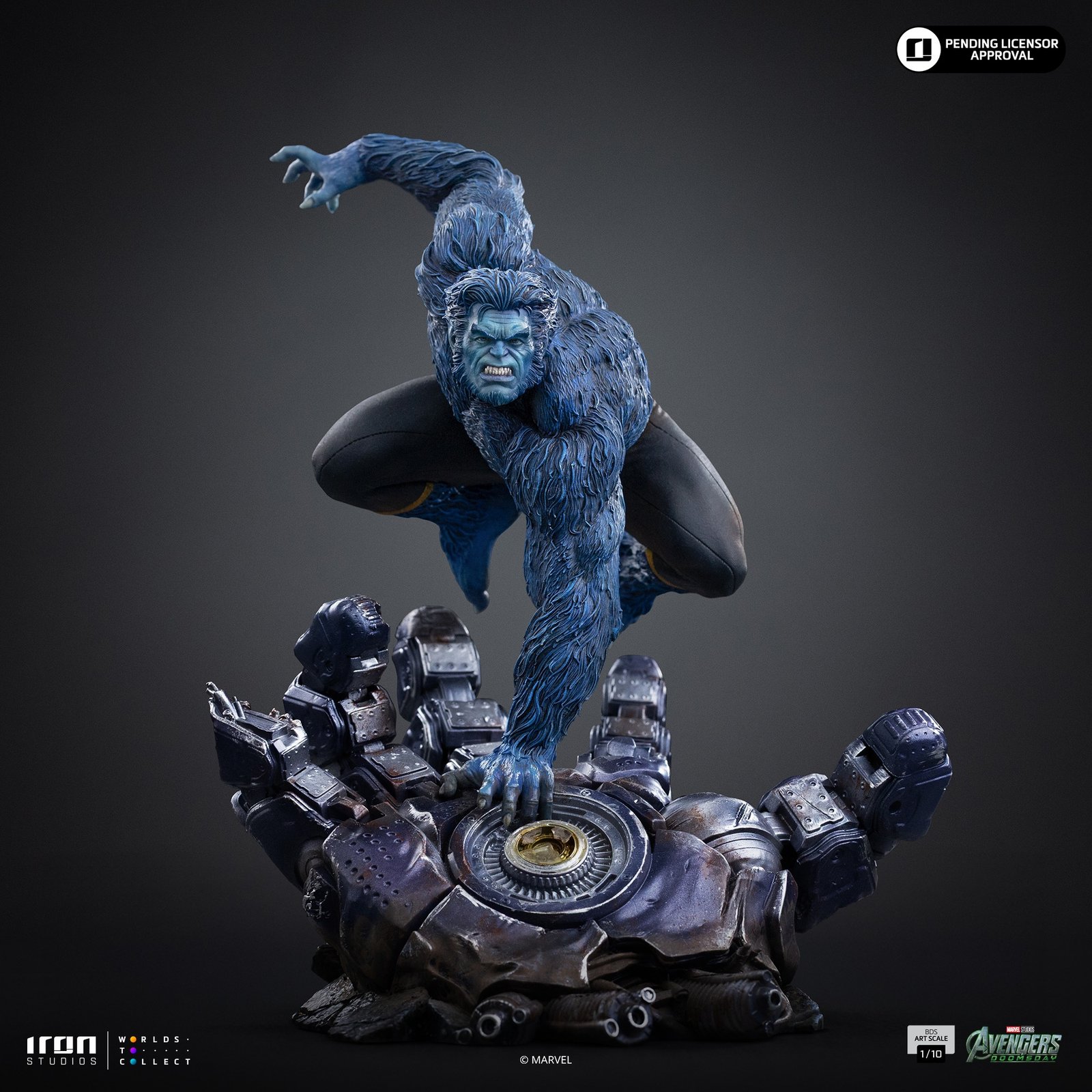 Iron Studios Beast - Avengers Doomsday - BDS Art Scale 1/10 (FREE A4 Poster) - Image 5