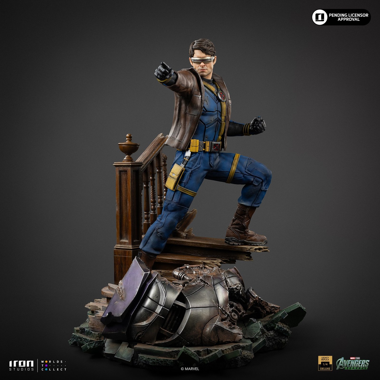 Iron Studios Cyclops - Avengers Doomsday - Legacy Replica 1/4 (FREE DELIVERY Within Metro Manila) (DELUXE) - Image 2