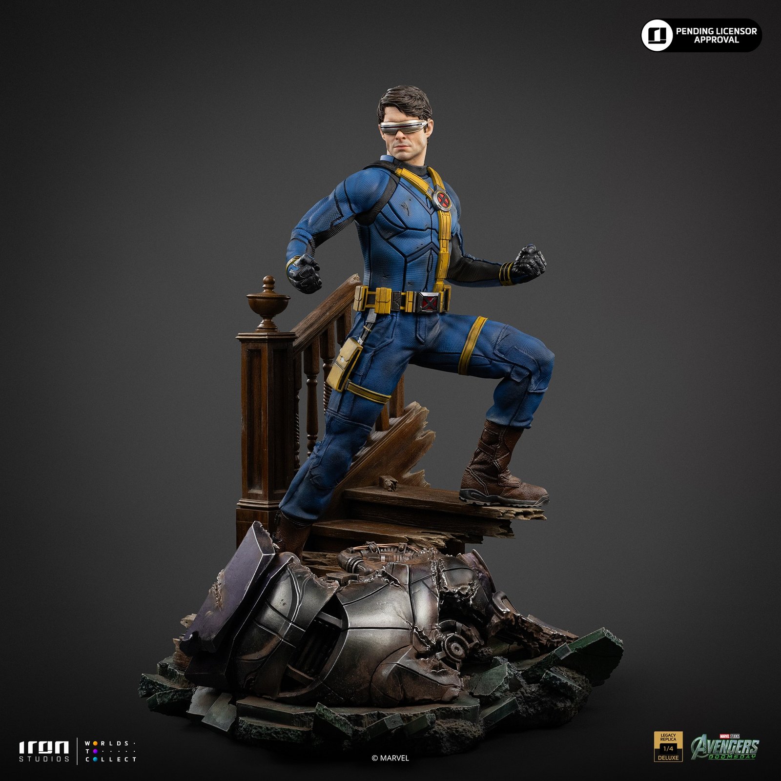 Iron Studios Cyclops - Avengers Doomsday - Legacy Replica 1/4 (FREE DELIVERY Within Metro Manila) (DELUXE) - Image 5
