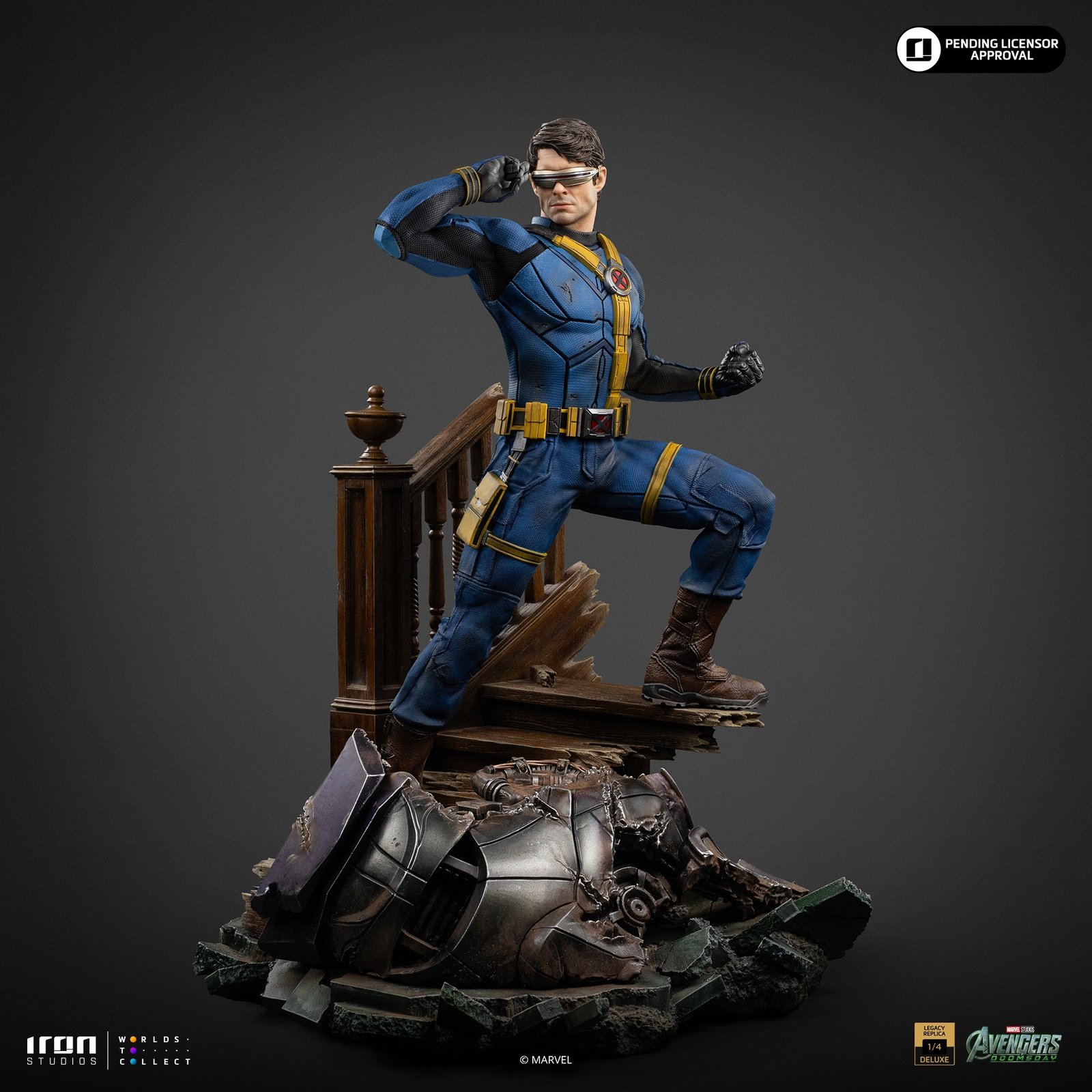 Iron Studios Cyclops - Avengers Doomsday - Legacy Replica 1/4 (FREE DELIVERY Within Metro Manila) (DELUXE) - Image 3