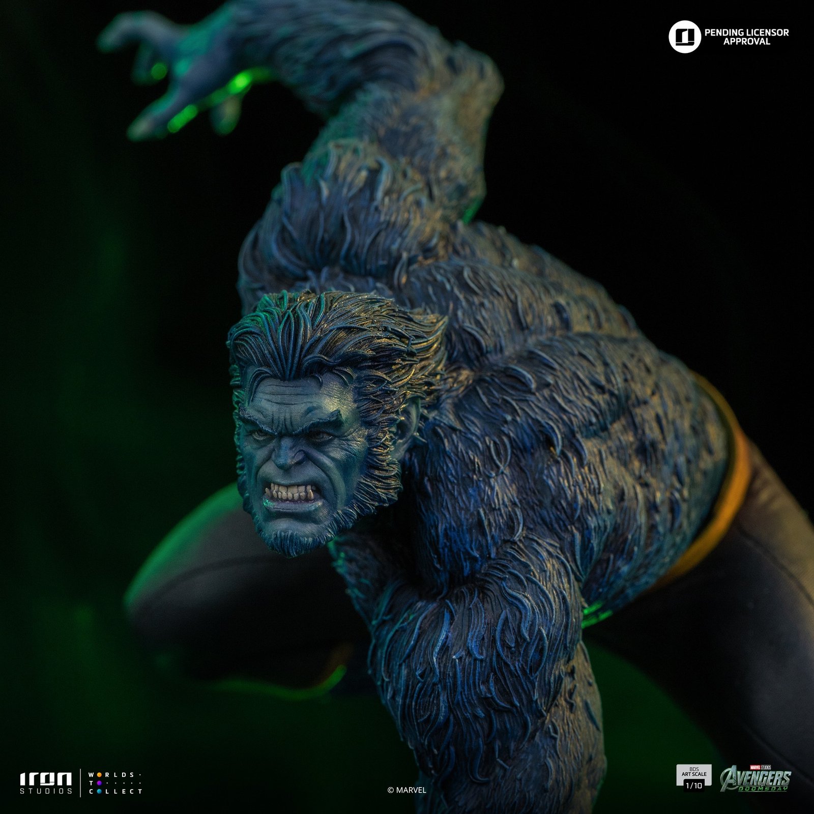 Iron Studios Beast - Avengers Doomsday - BDS Art Scale 1/10 (FREE A4 Poster) - Image 8