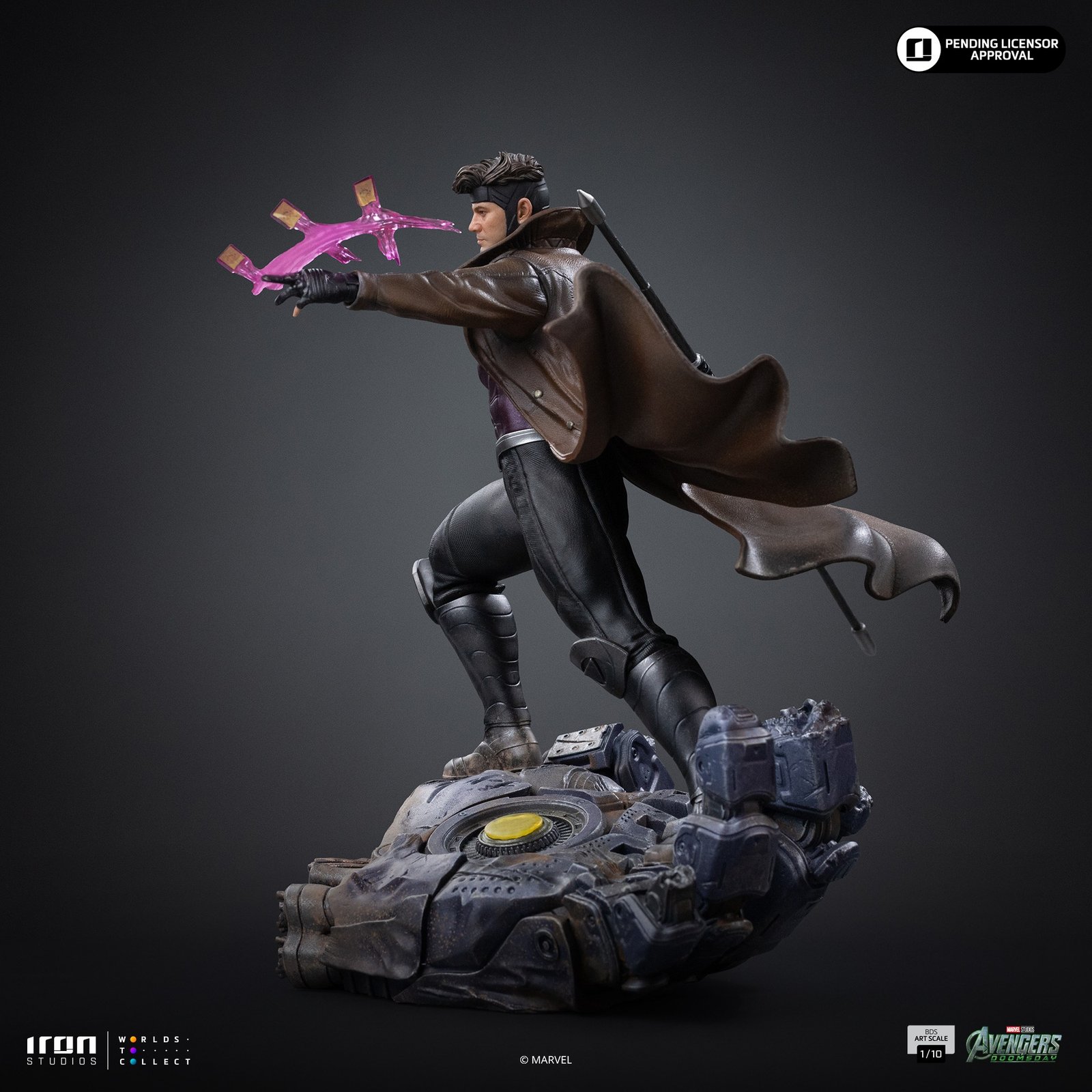 Iron Studios Gambit - Avengers Doomsday - BDS Art Scale 1/10 (FREE A4 Poster) - Image 18