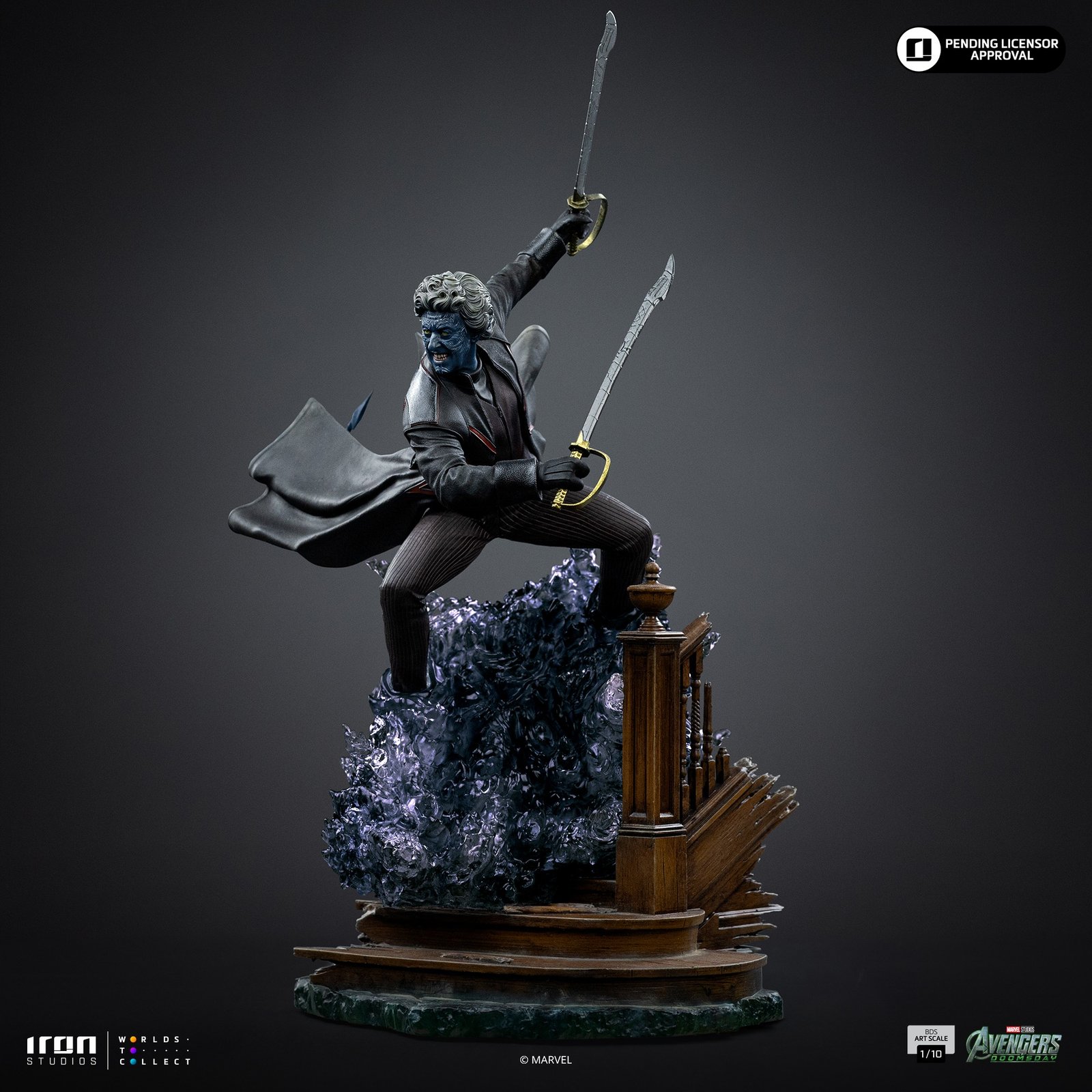 Iron Studios Nightcrawler - Avengers Doomsday - BDS Art Scale 1/10 (FREE A4 Poster) - Image 3