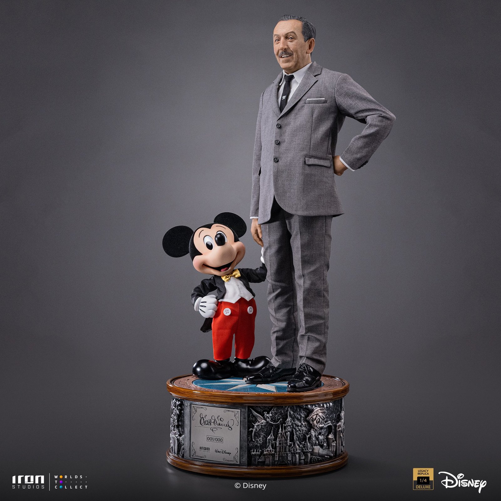 Iron Studios Walt Disney & Mickey Mouse - Disney Classics - Legacy Replica 1/4 (FREE DELIVERY Within Metro Manila) - Image 22