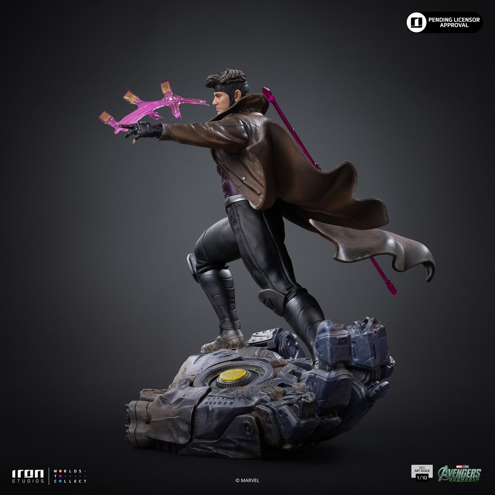 Iron Studios Gambit - Avengers Doomsday - BDS Art Scale 1/10 (FREE A4 Poster) - Image 17