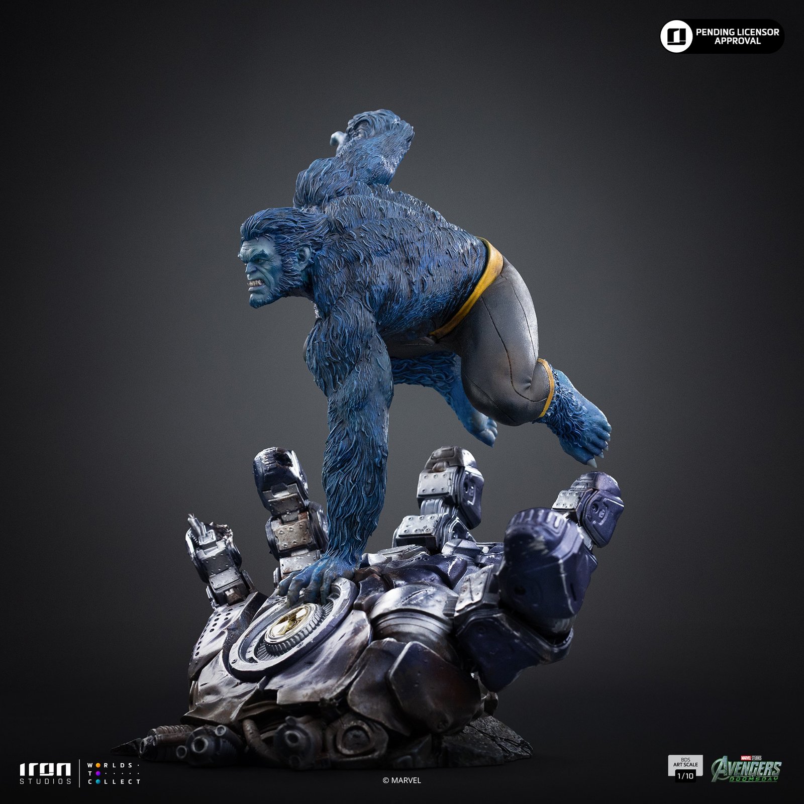 Iron Studios Beast - Avengers Doomsday - BDS Art Scale 1/10 (FREE A4 Poster) - Image 3