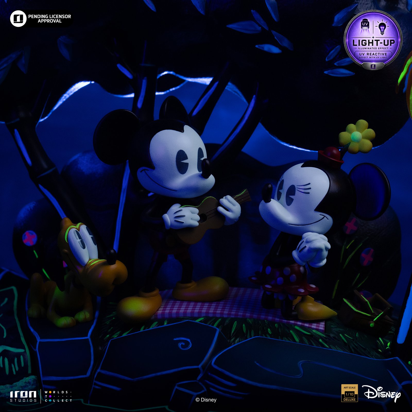Iron Studios Mickey, Minnie and Pluto's Day at the Park - Disney Classics - Deluxe Art Scale 1/10 (FREE DELIVERY Within Metro Manila) - Image 6