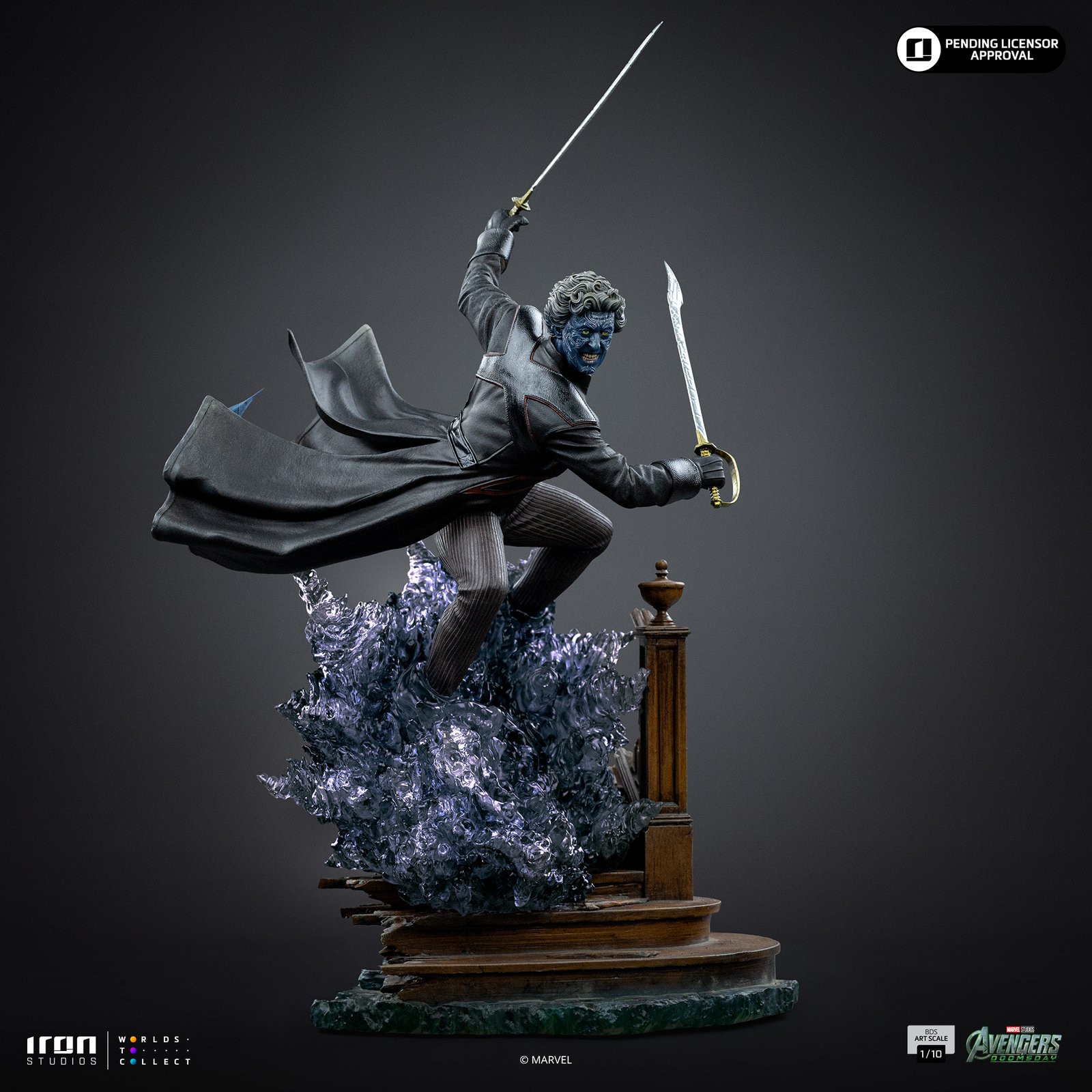 Iron Studios Nightcrawler - Avengers Doomsday - BDS Art Scale 1/10 (FREE A4 Poster) - Image 2