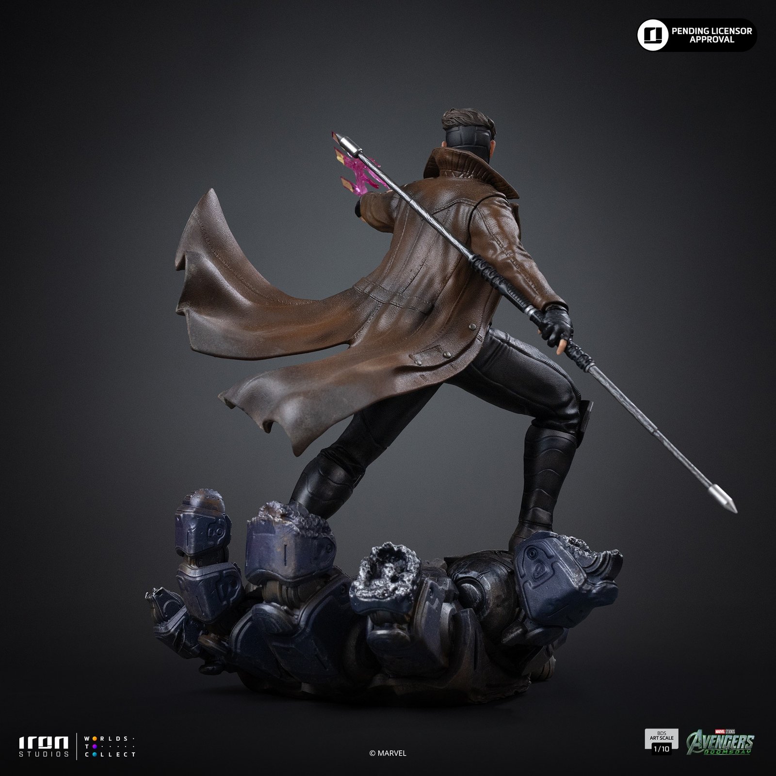 Iron Studios Gambit - Avengers Doomsday - BDS Art Scale 1/10 (FREE A4 Poster) - Image 14