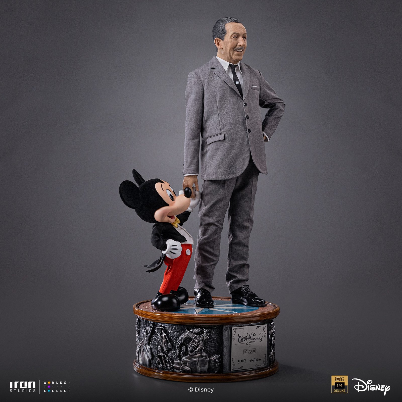 Iron Studios Walt Disney & Mickey Mouse - Disney Classics - Legacy Replica 1/4 (FREE DELIVERY Within Metro Manila) - Image 18