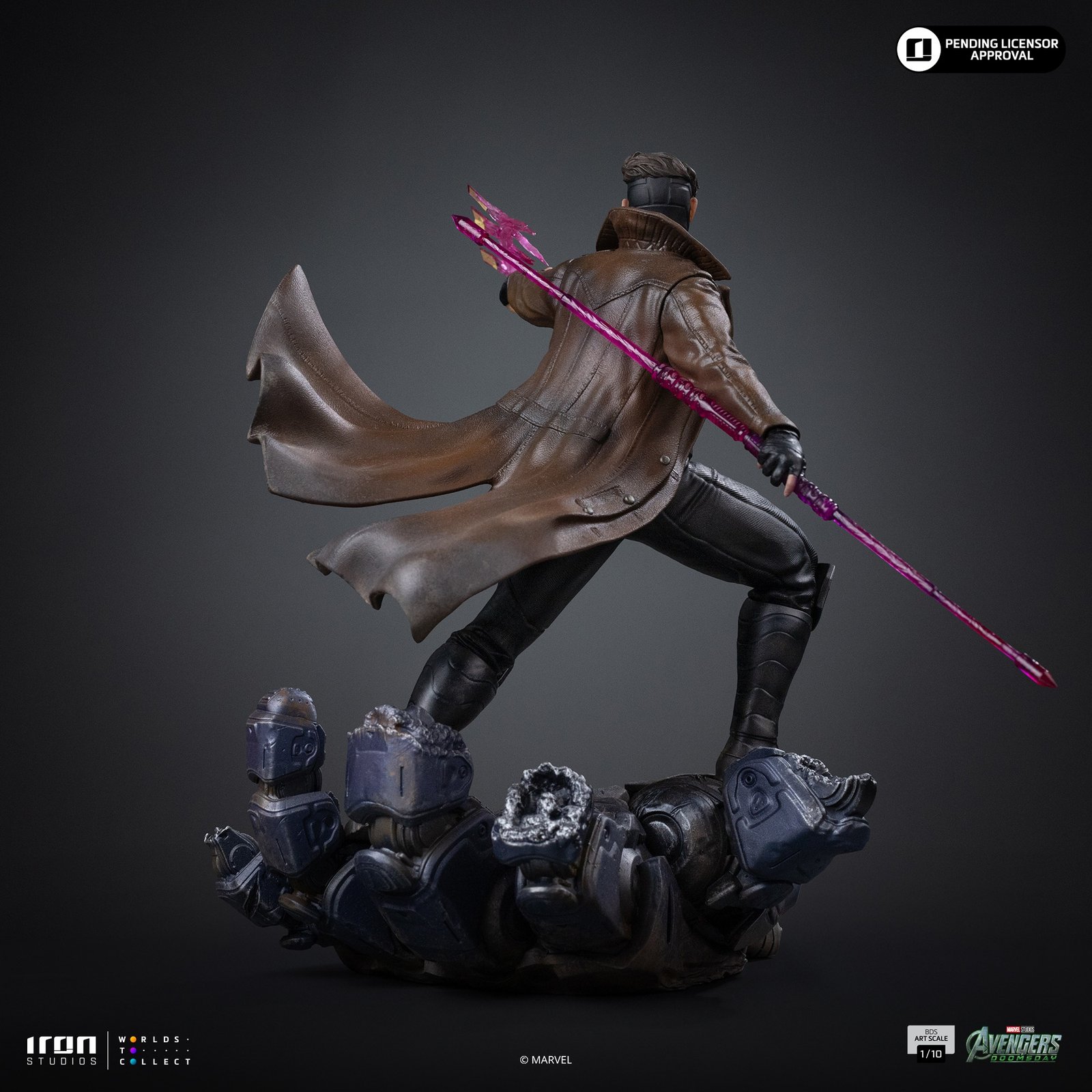 Iron Studios Gambit - Avengers Doomsday - BDS Art Scale 1/10 (FREE A4 Poster) - Image 13