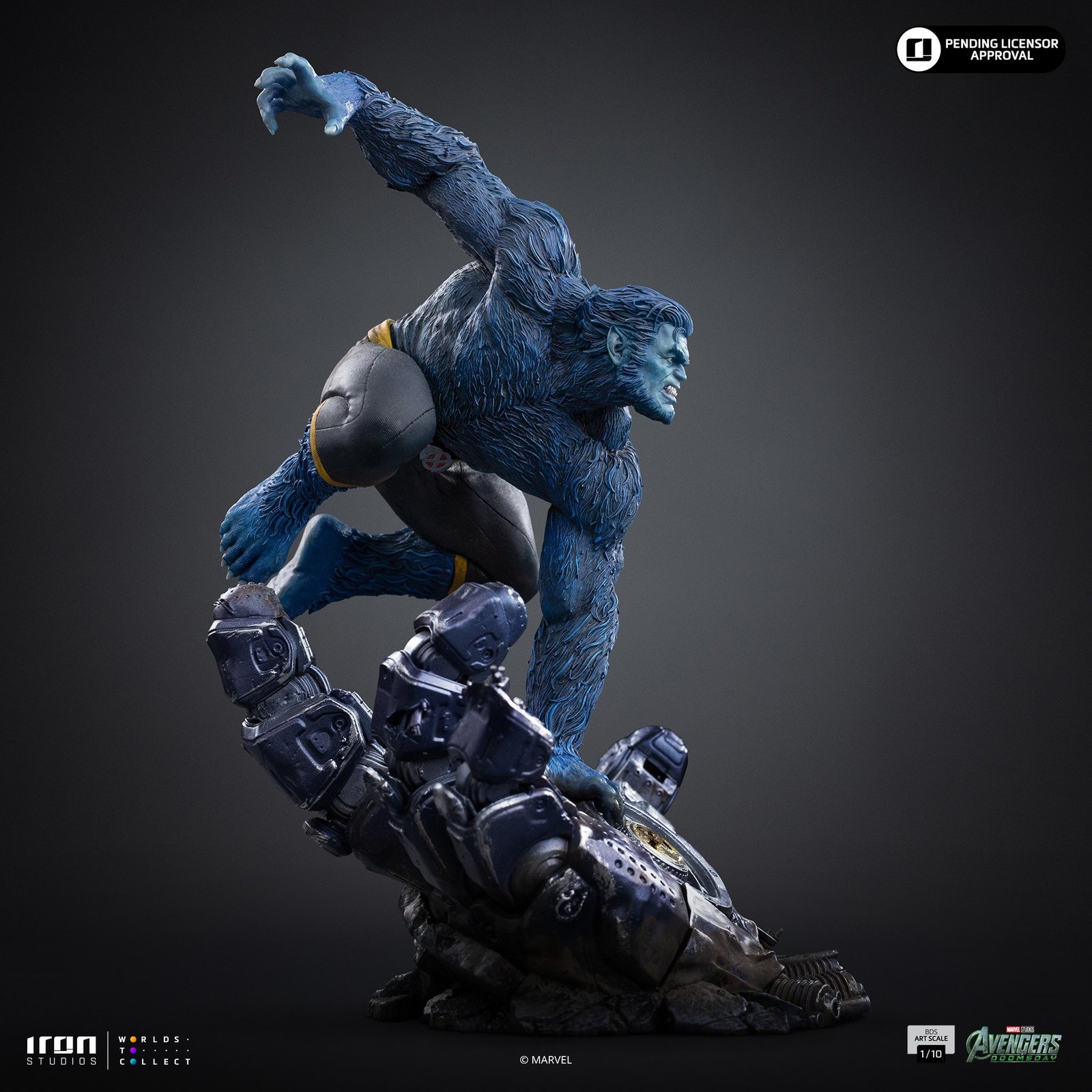 Iron Studios Beast - Avengers Doomsday - BDS Art Scale 1/10 (FREE A4 Poster) - Image 4