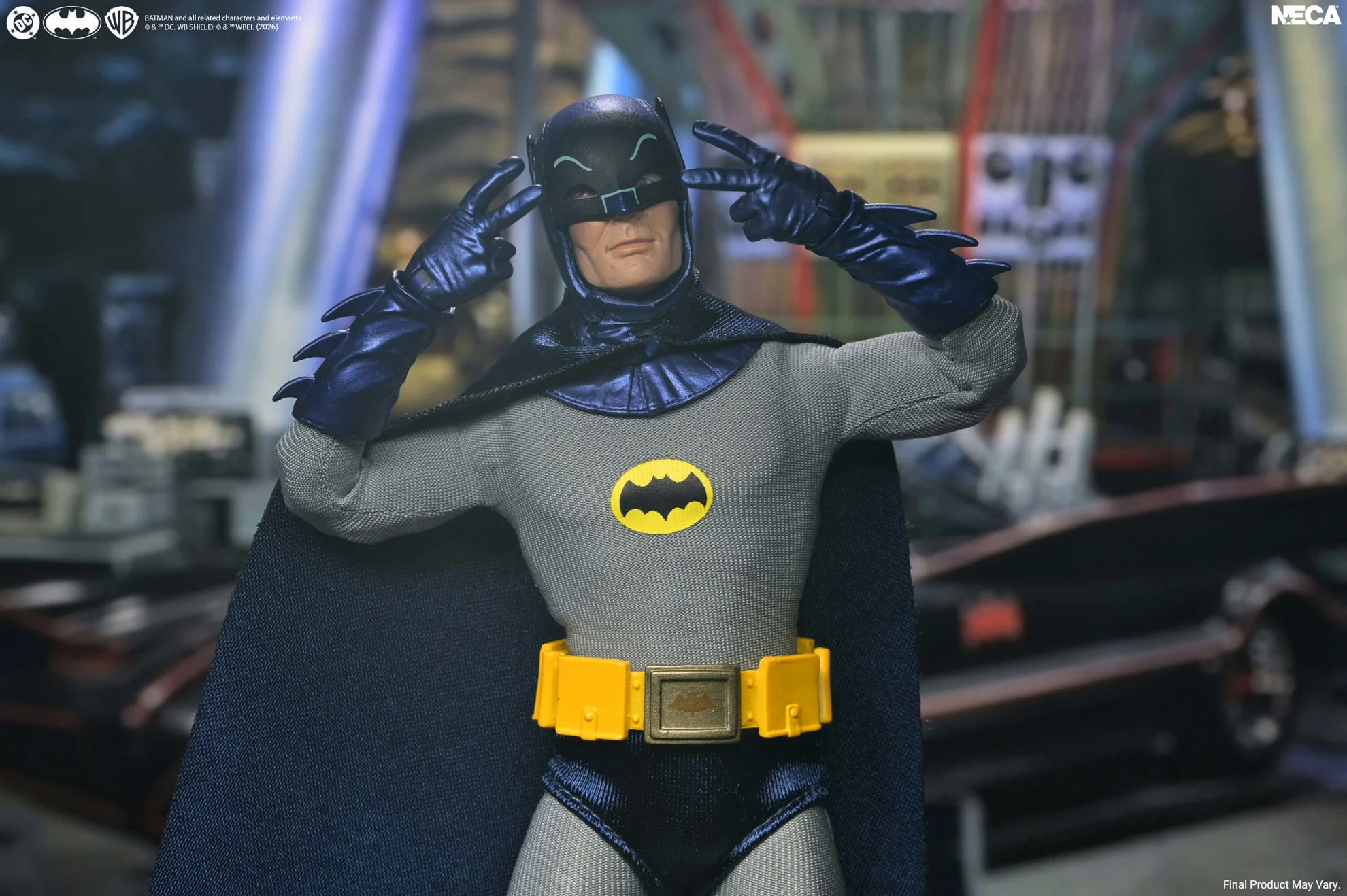 NECA Batman (1966 TV Show) - Batman 8” Clothed Action Figure - Image 6