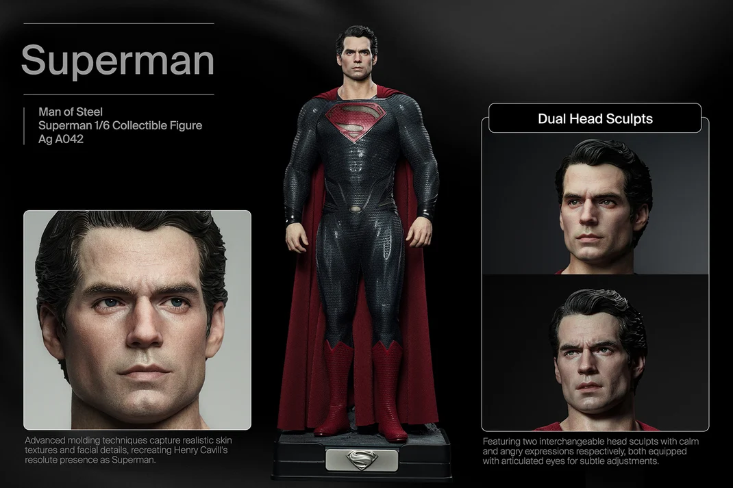 Queen Studios INART Man of Steel - Superman 1/6 Collectible Figure (FREE DELIVERY Within Metro Manila) - Image 5