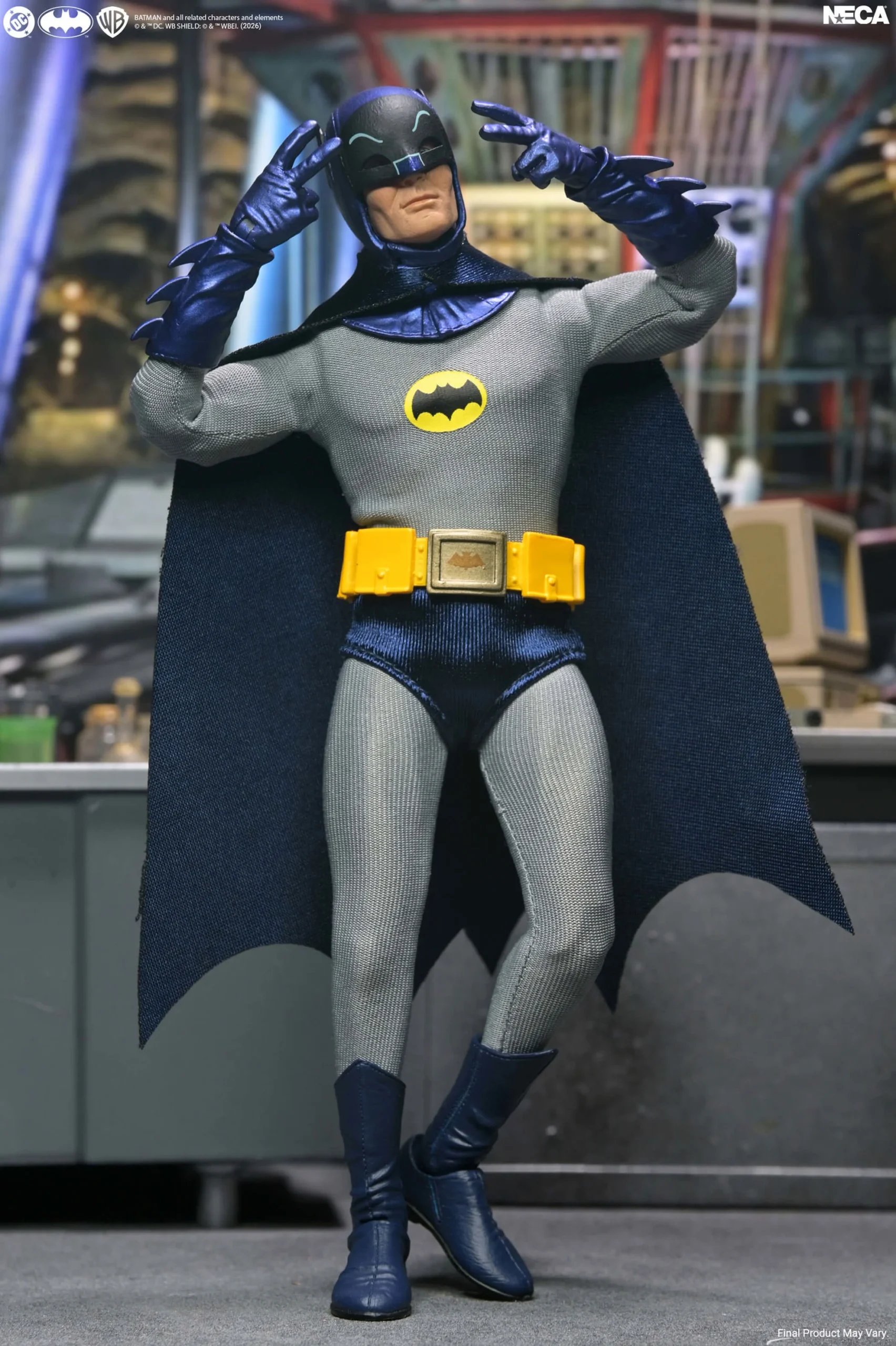NECA Batman (1966 TV Show) - Batman 8” Clothed Action Figure - Image 3