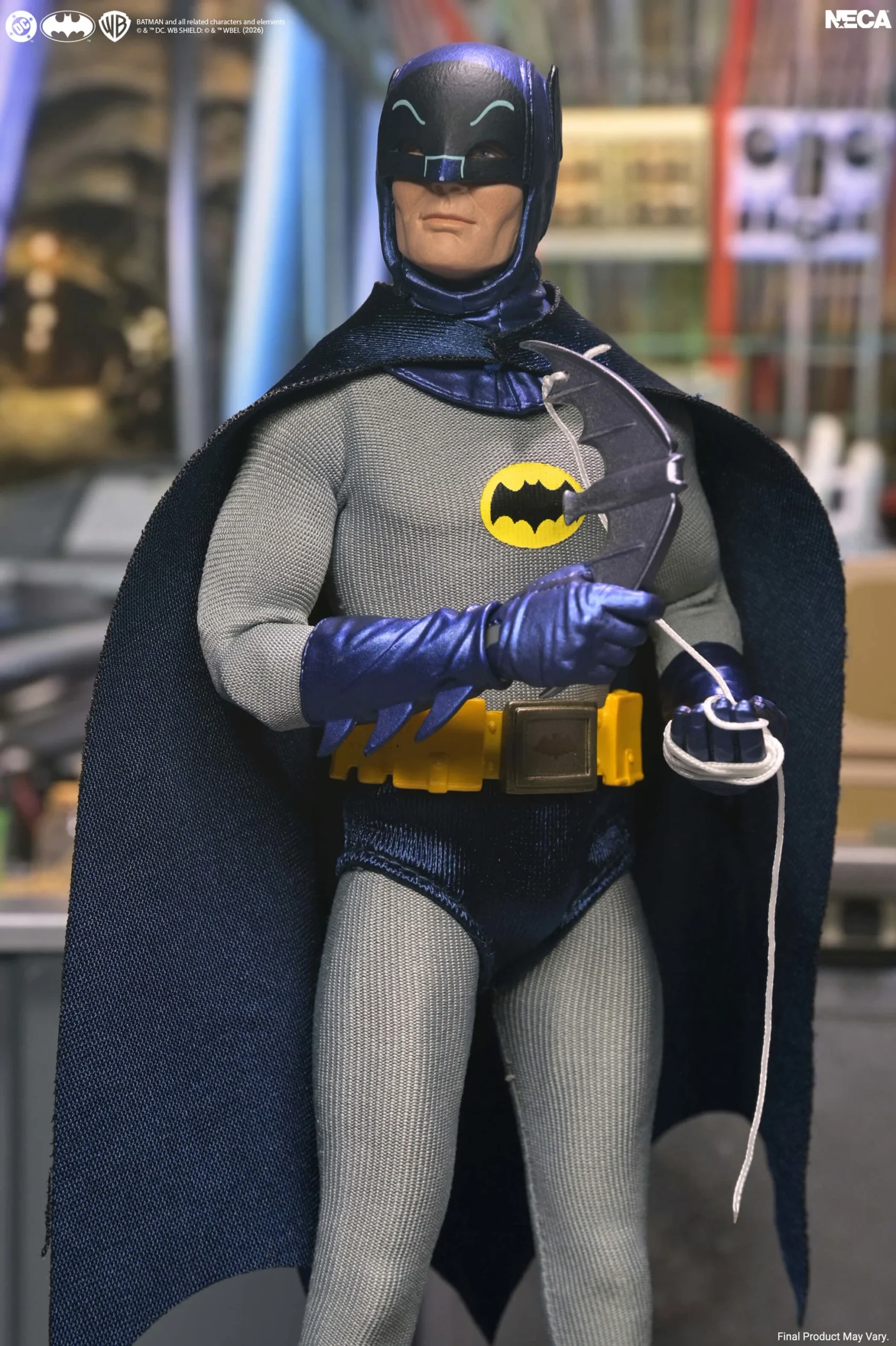 NECA Batman (1966 TV Show) - Batman 8” Clothed Action Figure - Image 4