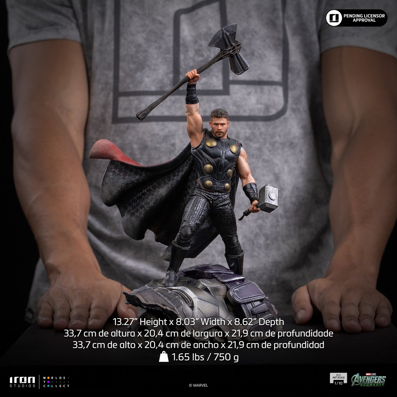 Iron Studios Thor - Avengers Doomsday - BDS Art Scale 1/10 (FREE A4 Poster) - Image 17